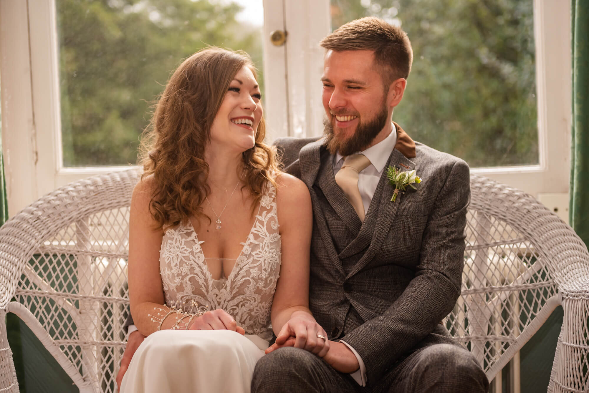 Bride and Groom Wedding Photograph relaxed photography in Winchester Guildhall Hampshire