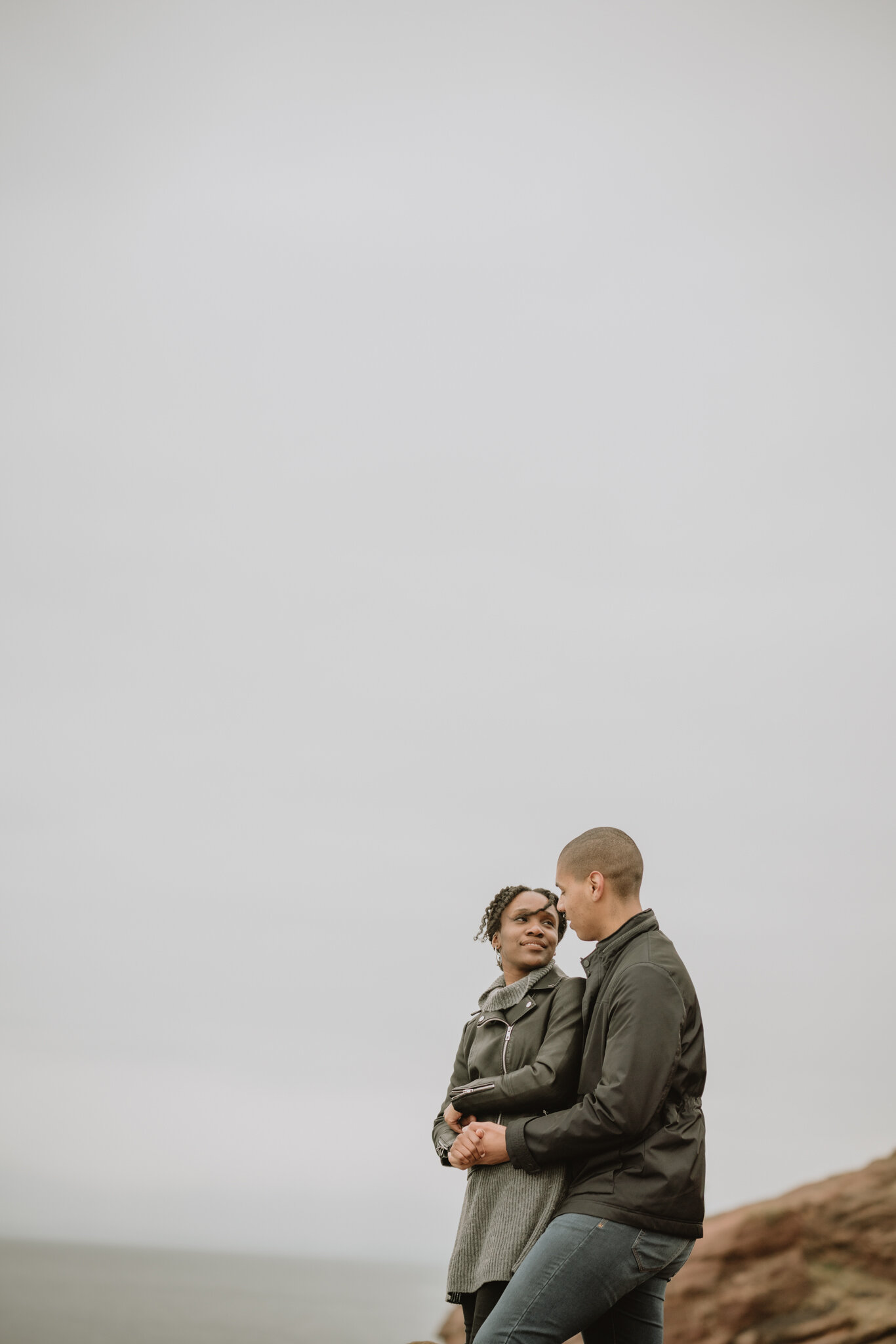 Arbroath Cliffs Surprise Marriage Proposal &amp; Engagement Photography