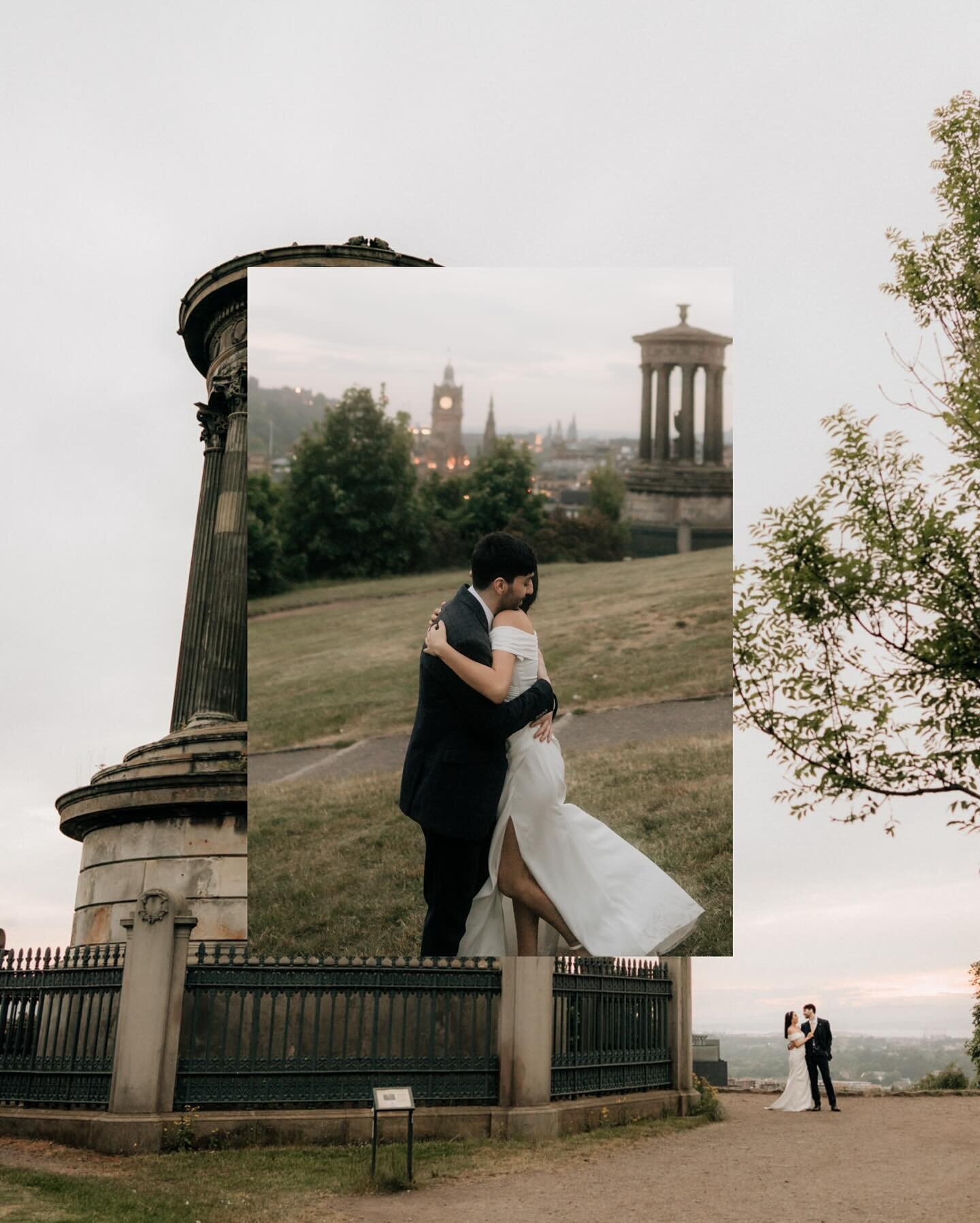 E D I N B U R G H

Scenic beauty, iconic castle, lush gardens and historic charm are just some of the features of this magical city - one of my favourite places for city elopements and intimate weddings.

Limited availability for 2024 and 2025, get i