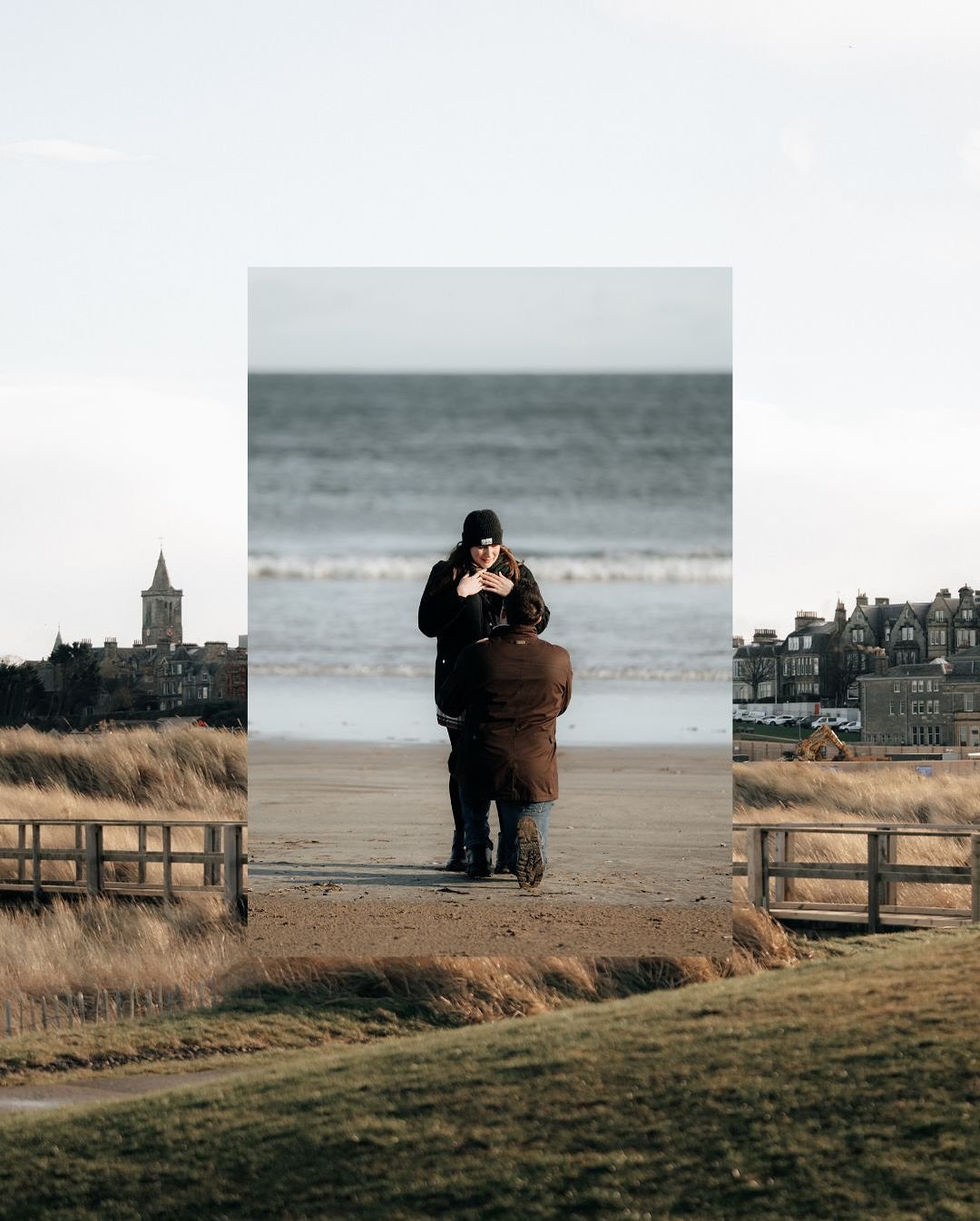 Capturing Aodh&aacute;n &amp; Natalie&rsquo;s breathtaking proposal on West Sands Beach was nothing short of magical. From the moment Aodh&aacute;n reached out, I knew this was going to be something special&mdash;thoughtfully planned, filled with lov