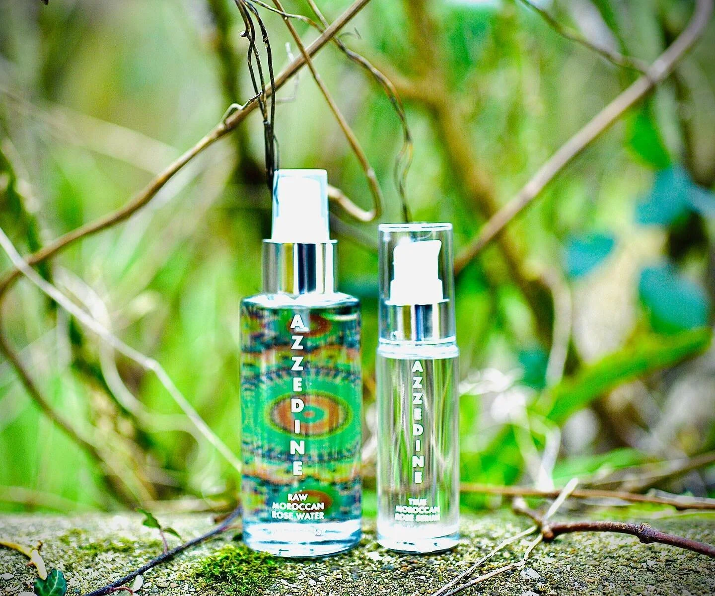Bring the outside in with bottles of natural luxury by AZZEDINE.
Raw Moroccan Rose Water &amp; 
True Moroccan Rose Serum
#stayhome #azzedinerose