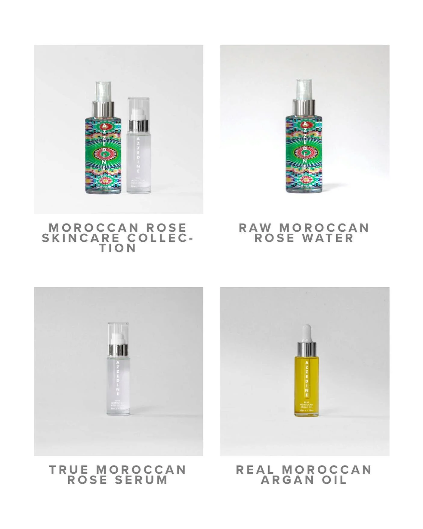 Give the gift of natural beauty 🤍 www.azzedine.co.uk/products 

#moroccanrosewater 
#arganoil 
#roseserum 
#naturalbeauty 
#naturalluxury 
#giftideas 
#organicskincare 
#ethicallysourced 
#recycablepackaging