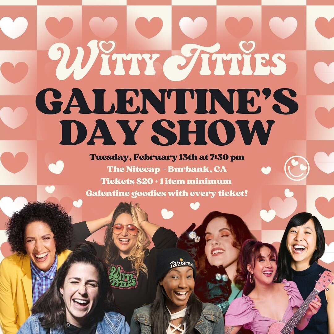 I&rsquo;m also just a girl, standing in front of a she, they, or gay, asking them to come to this comedy/burlesque/music Galentine&rsquo;s Day show 💚

Tickets are in bio, every ticket comes with a Valentine Goody and raffle ticket! 🩷

#wittytitties