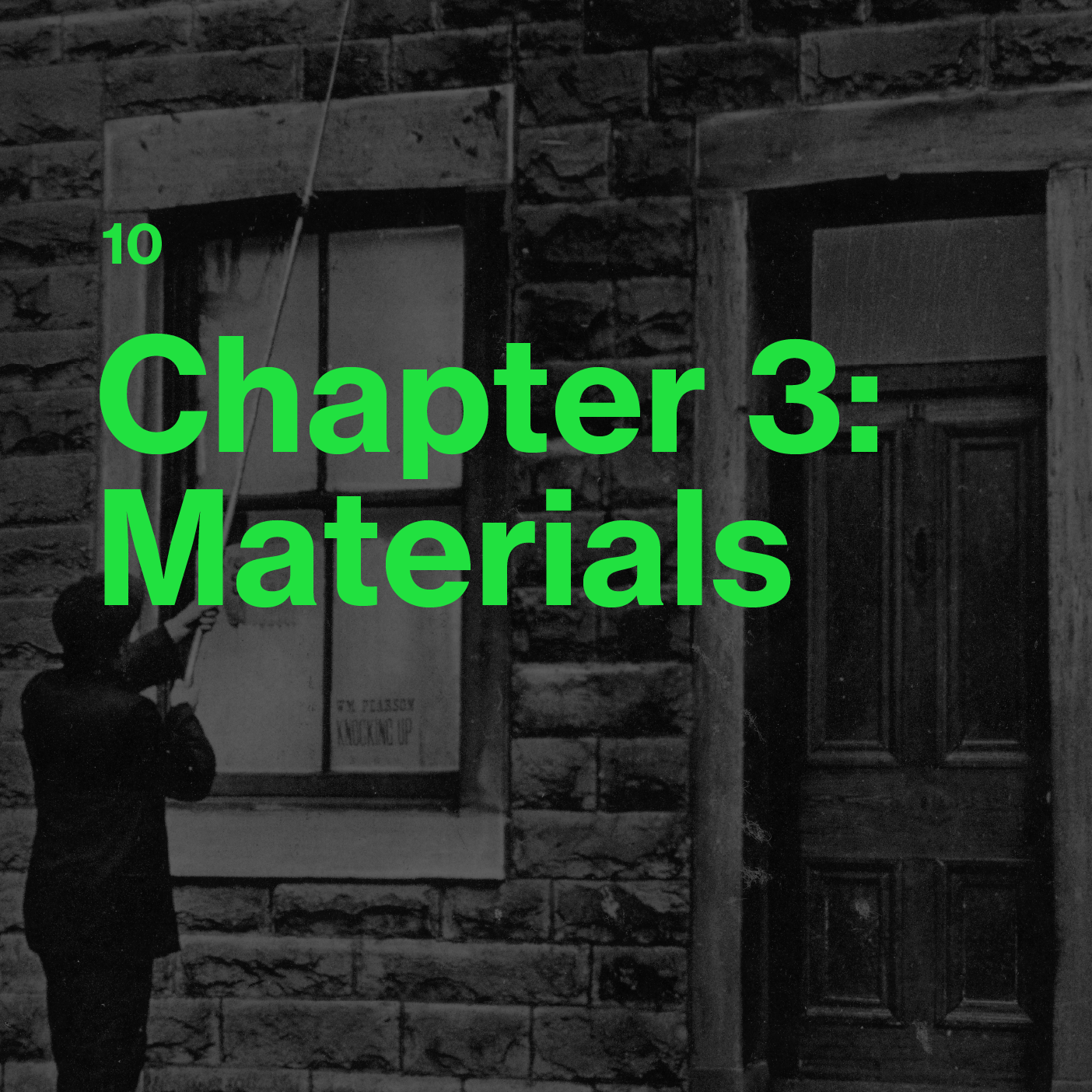 10. Chapter 3, Materials