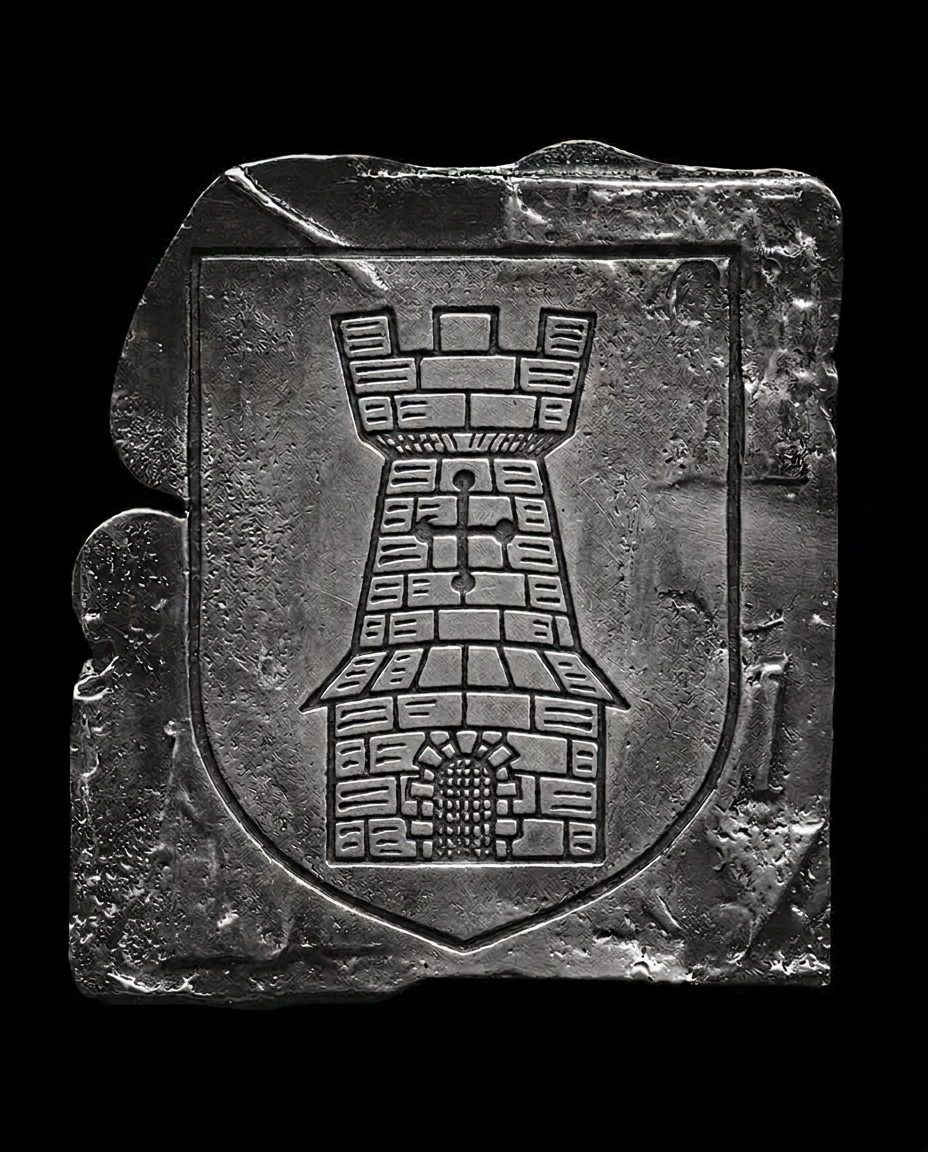 Firefly_Gemini Flash_remove text element and add the ilustration in the middle of the metal plate  971846.png