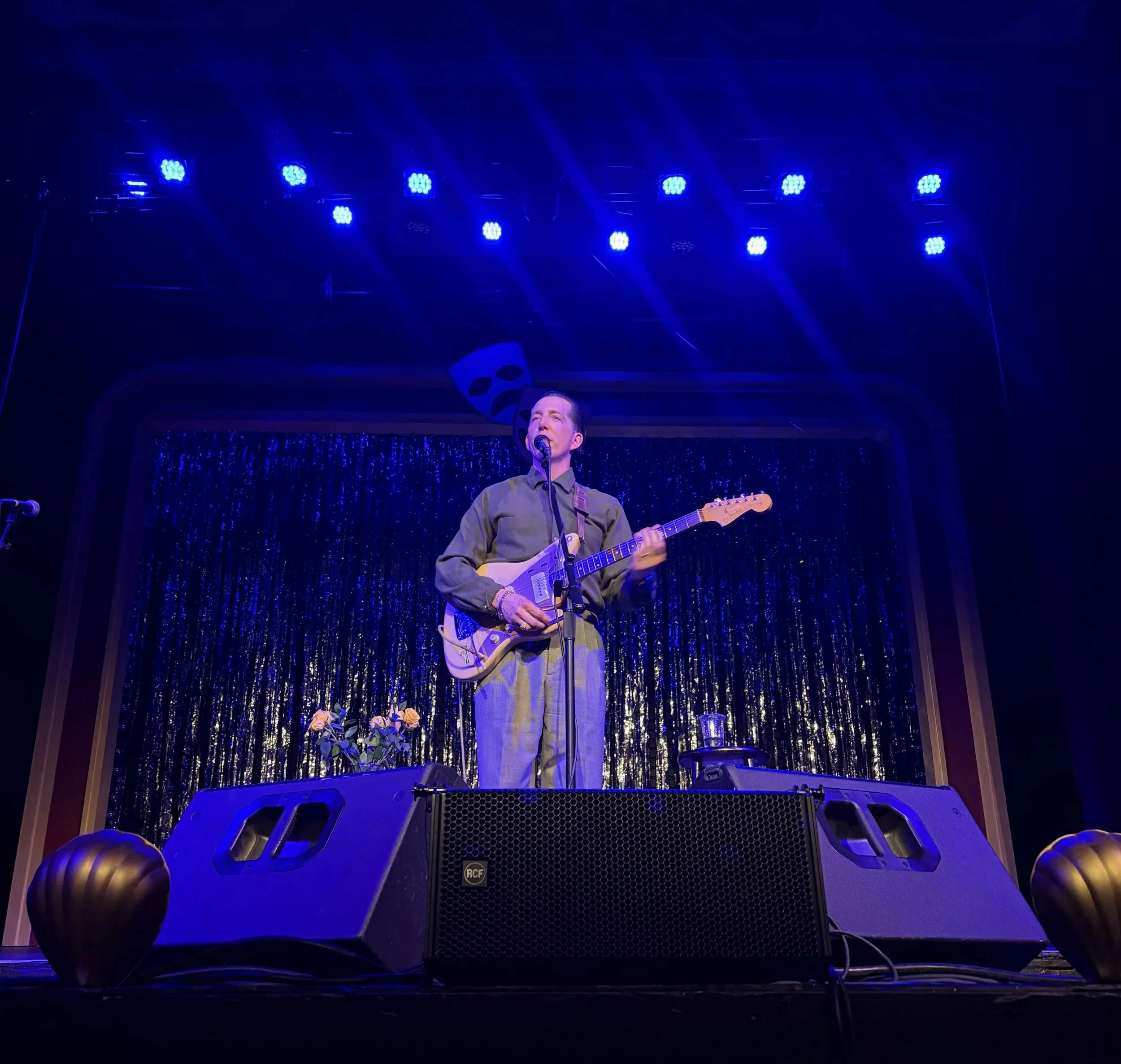 Pokey LaFarge performing at Cohoes Music Hall on March 12, 2026.