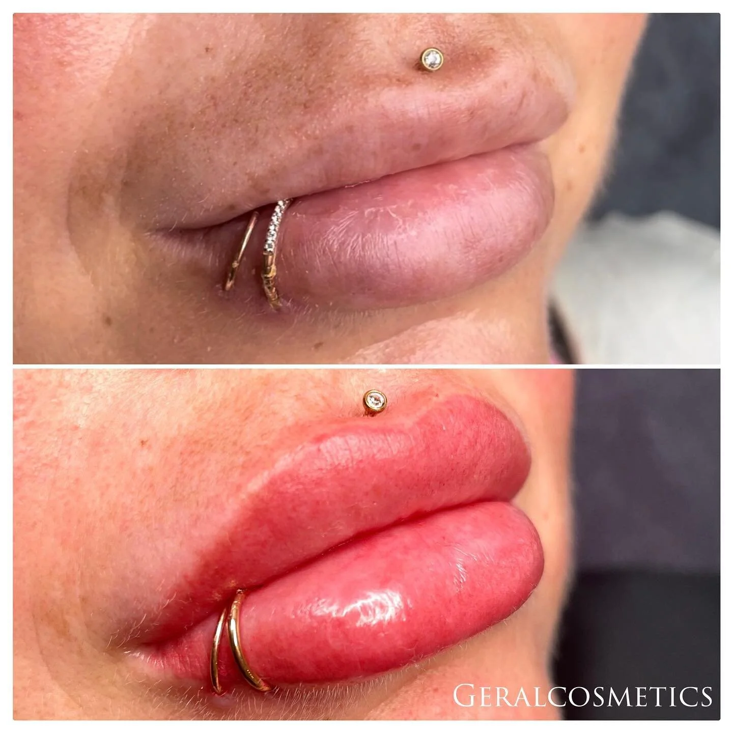 Lippenpigmentierung in der Farbe Dahlia 💗👄

Oben unbehandelt 
Unten nach der zweiten Sitzung 😊

Termine und weitere Infos Online unter: geralcosmetics.com 

#lippenpigmentierung #pmu #longtimeliner #dahlia #geralcosmetics #perfectlips #aquarelllip