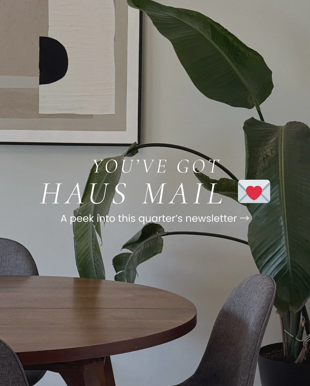 💌 You&rsquo;ve Got Haus Mail
This quarter&rsquo;s edit: a dreamy rooftop, a note on equinox energy, learning the buyer&rsquo;s side again, the latest market pulse, and ways we&rsquo;re connecting.

Subscribe - link in bio ✨