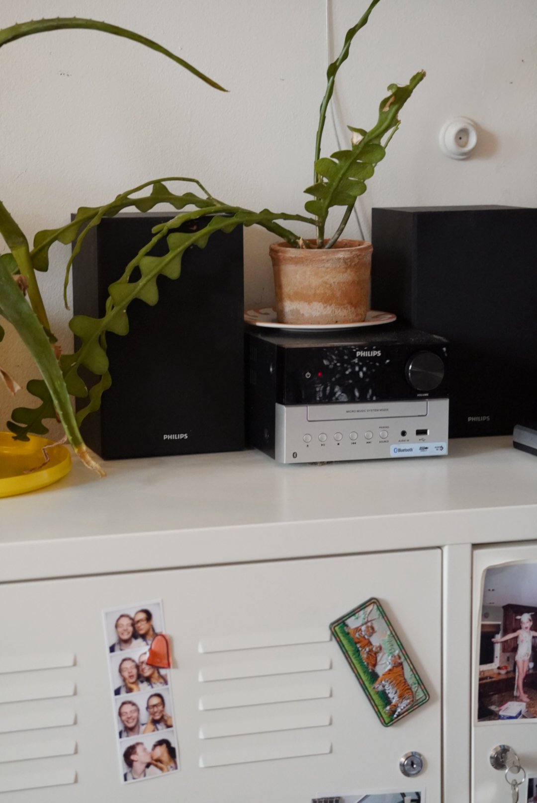 An old stereo + CD player :)