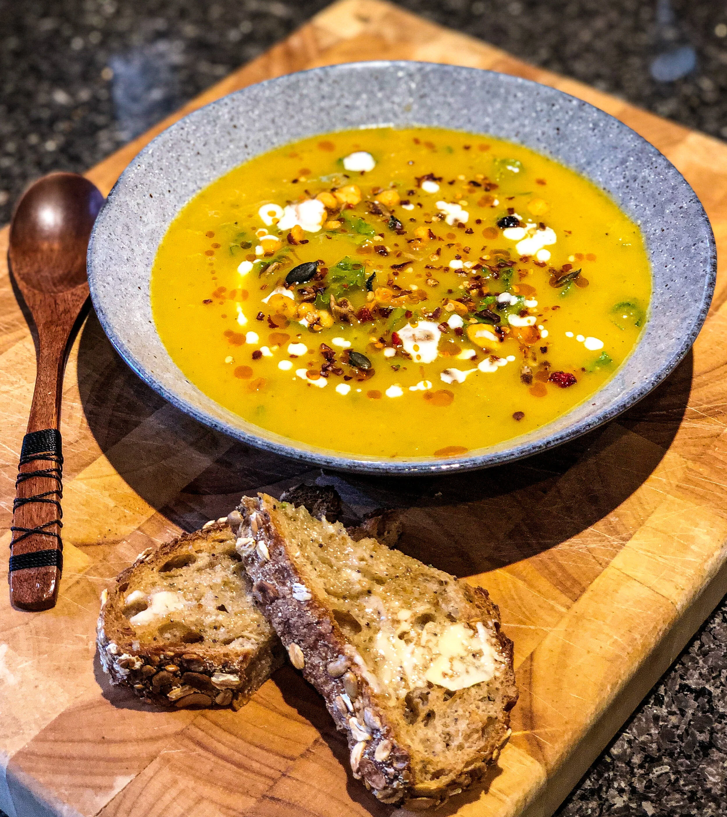 Spiced Root Vegetable Soup 