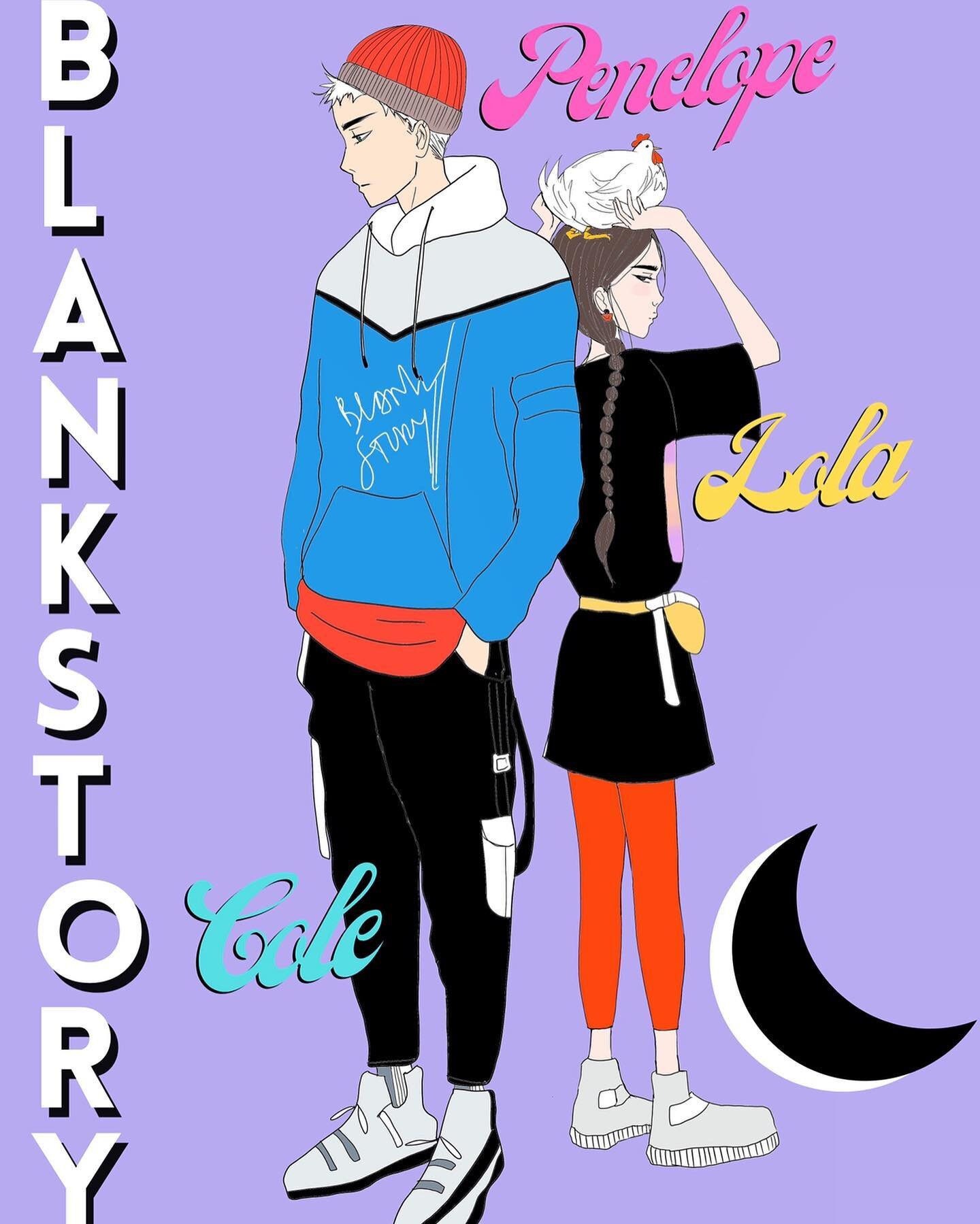 Hope you are all having a great new year so far! I thought for my first piece of the year it would be fitting to draw my characters! Here is a poster I did of my three main characters Lola, Cole and Penelope! I&rsquo;m trying to get used to drawing t