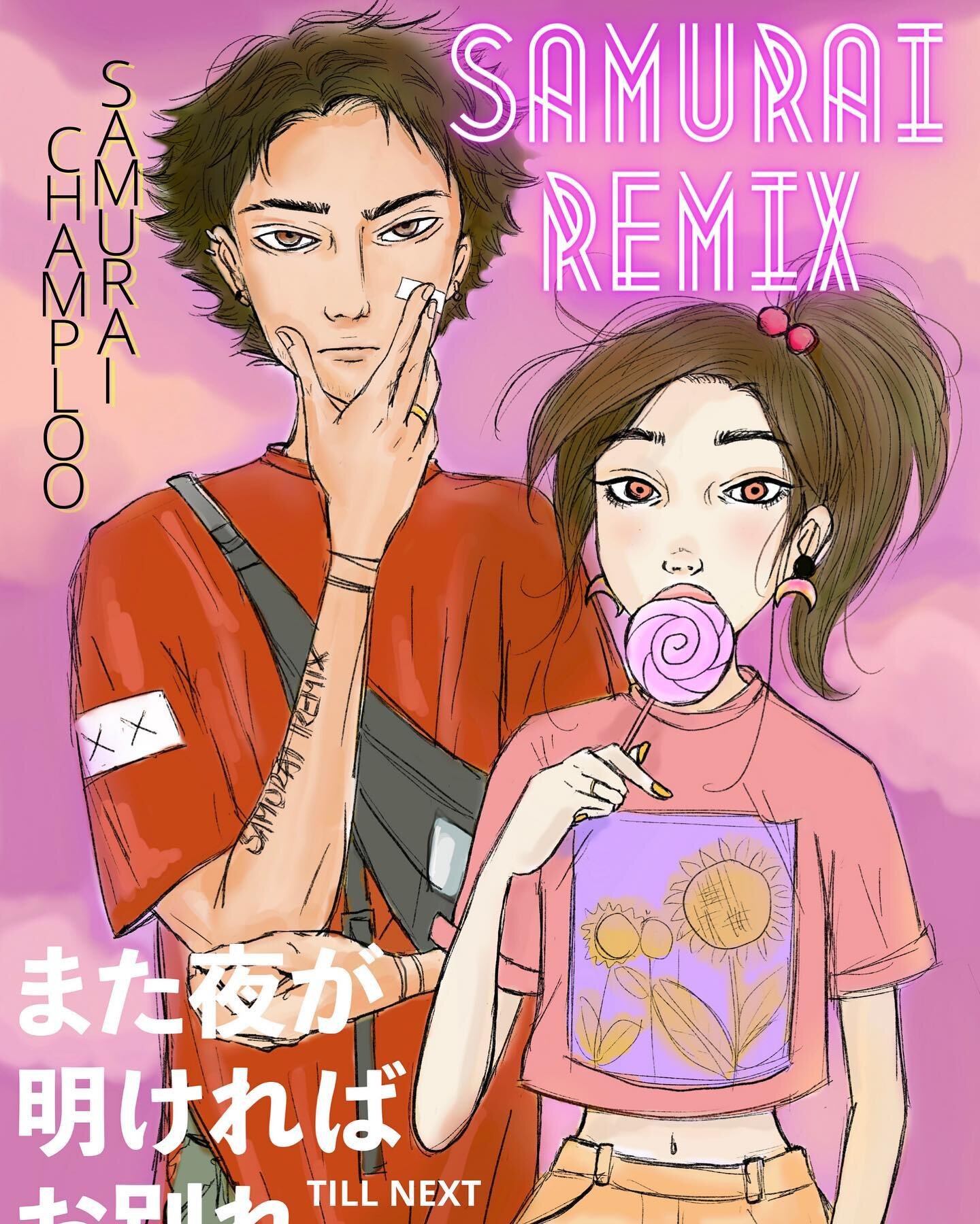 Commissions are currently open! Check my link in bio for more details on how to request your own custom character illustration! #samuraichamploo #samuraichamploofanart #dtiys #drawthisinyourstyle #anime #animeart #animedrawing #typography #artistonin