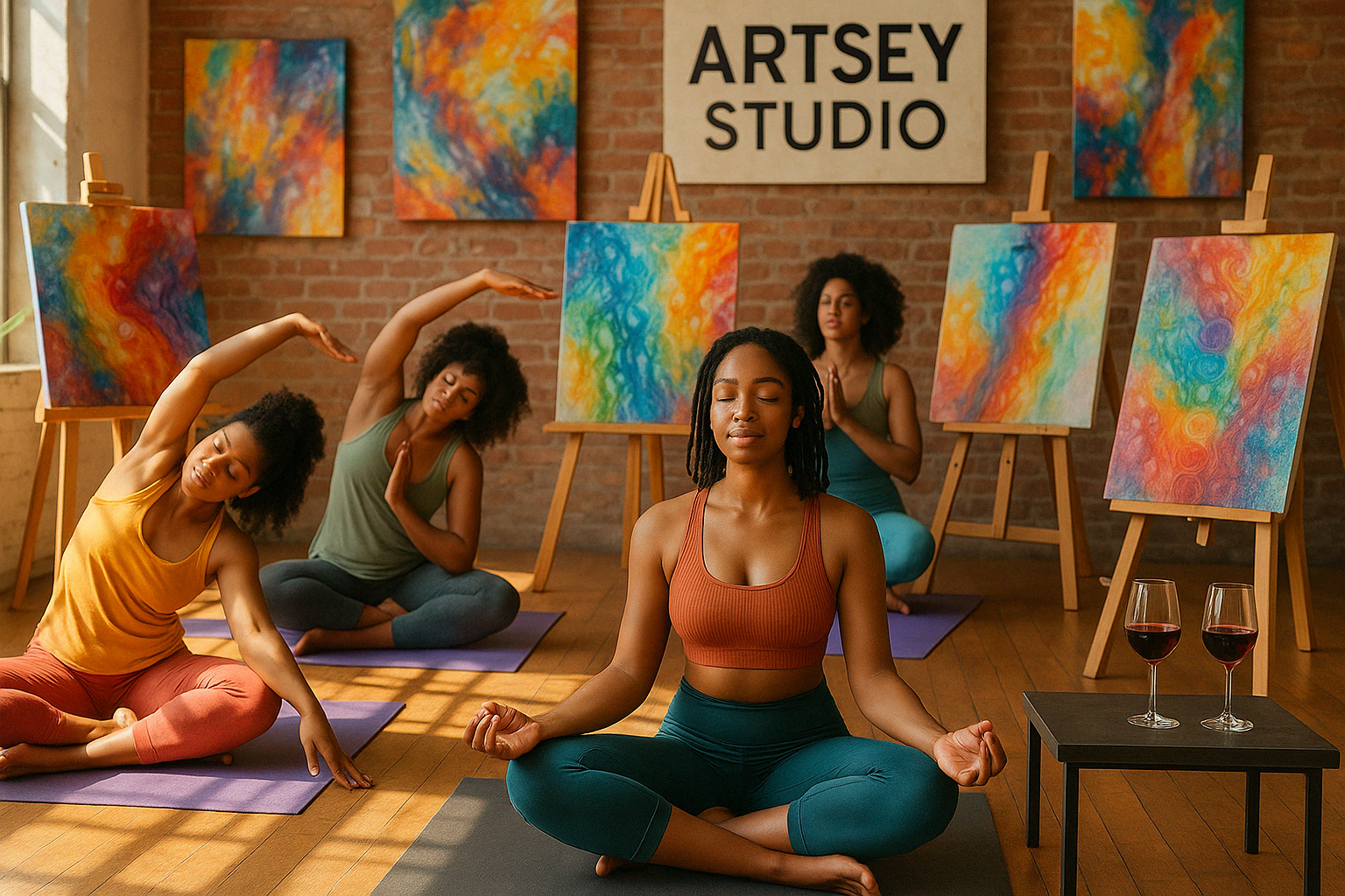 Painted Yoga Adult Class
