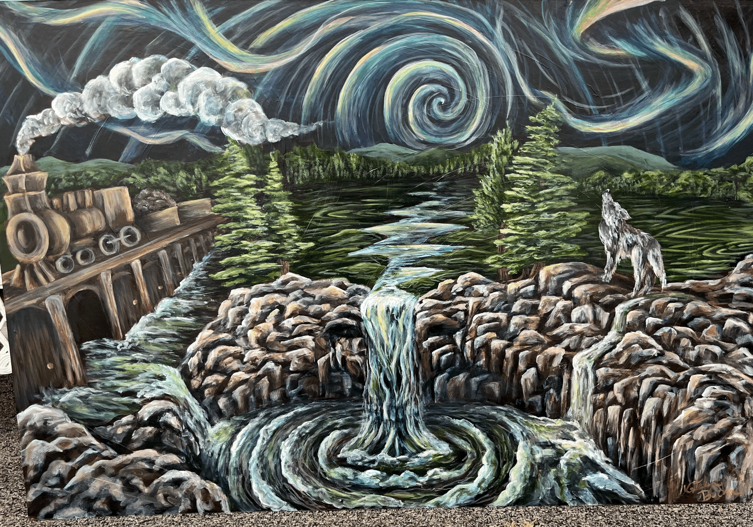 Ripple into the Mountains