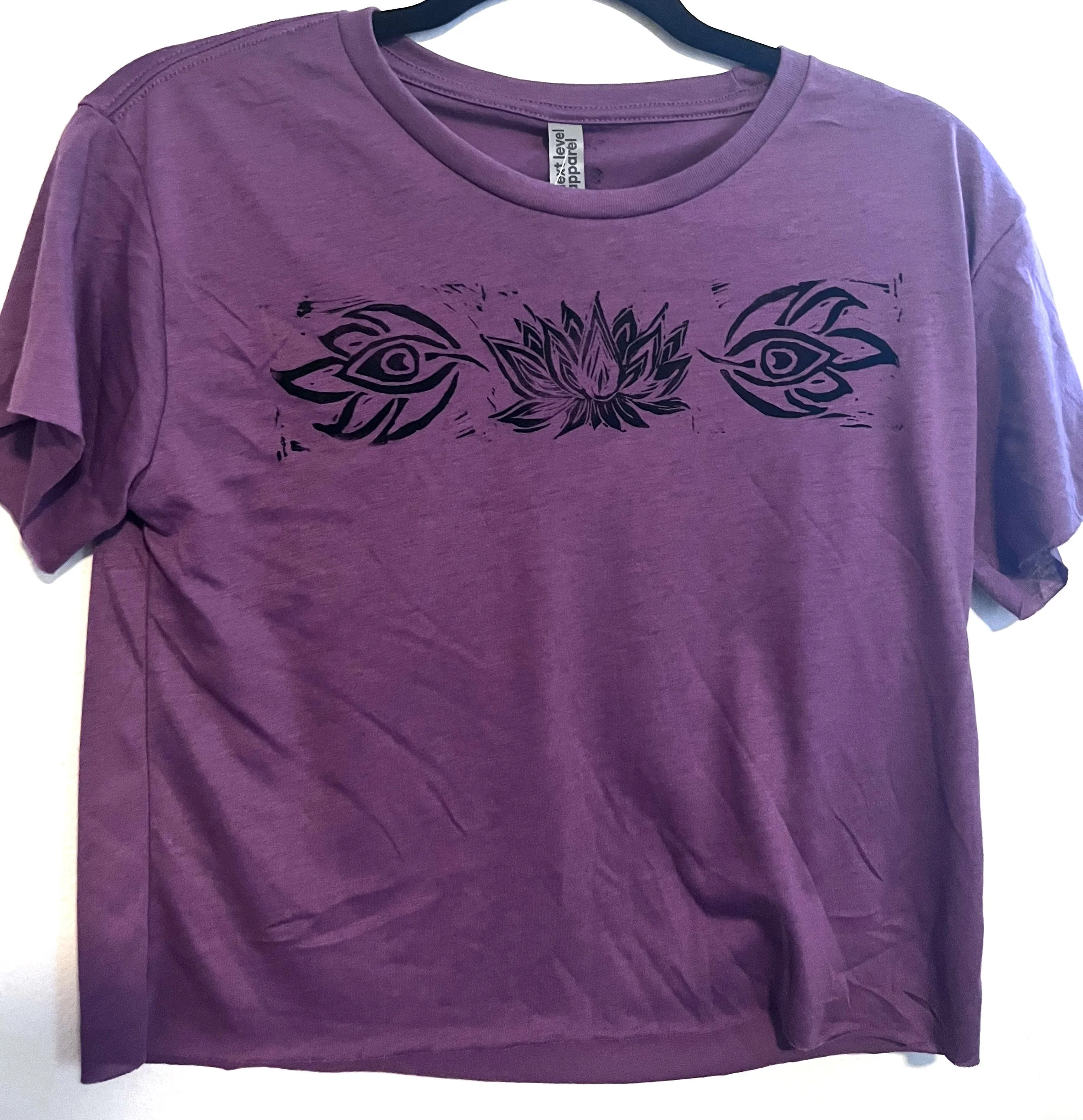 Lotus Block Print Shirt