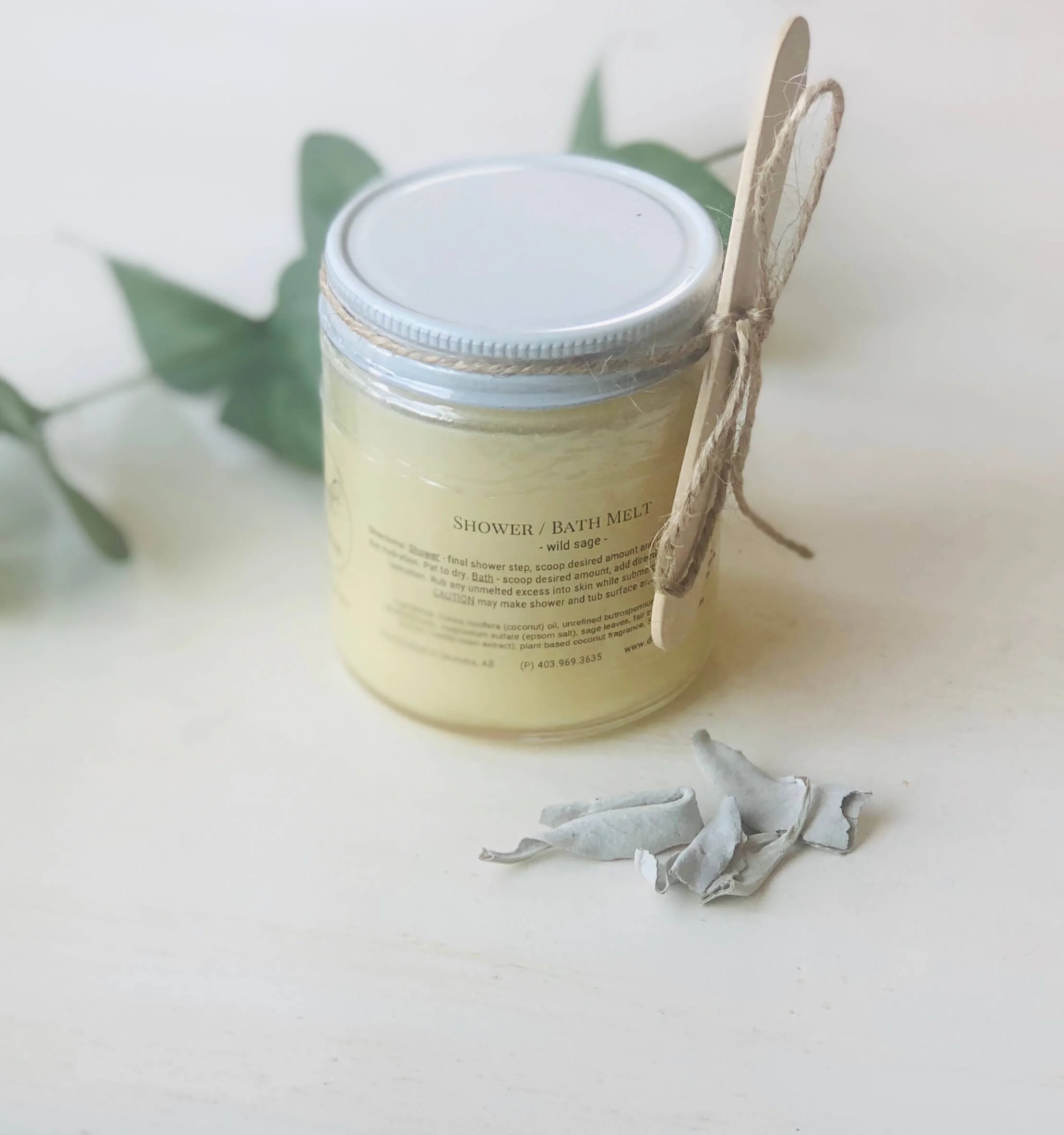 Organic Shower / Bath Melt Jar