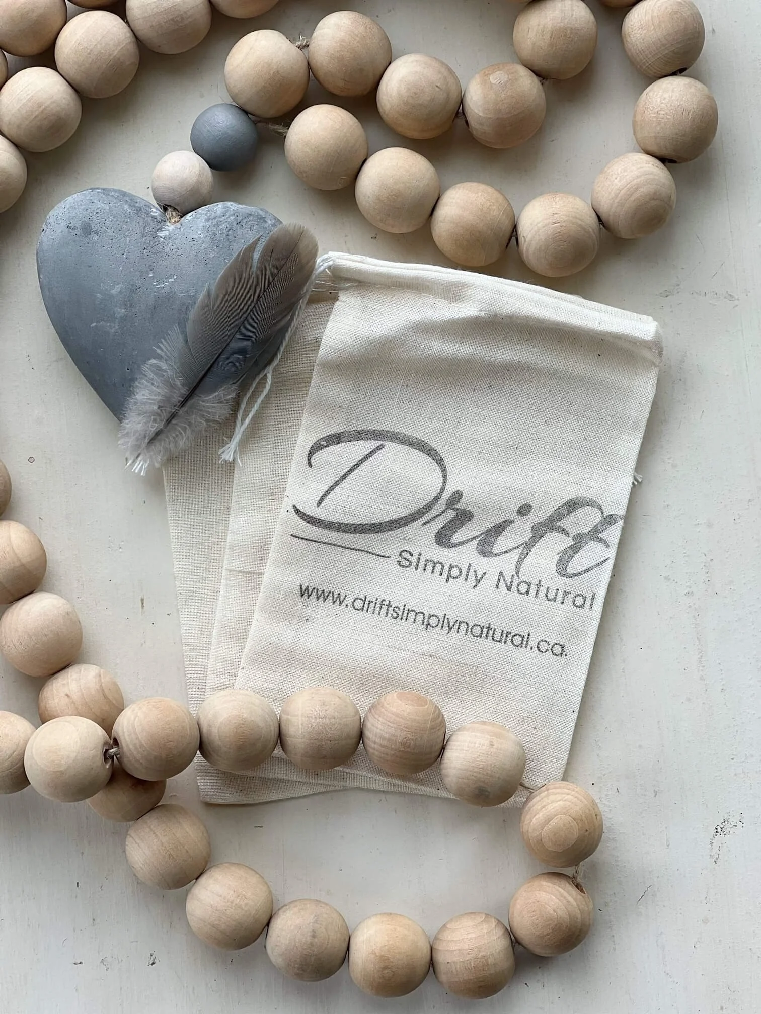 Organic Muslin Drawstring Bag