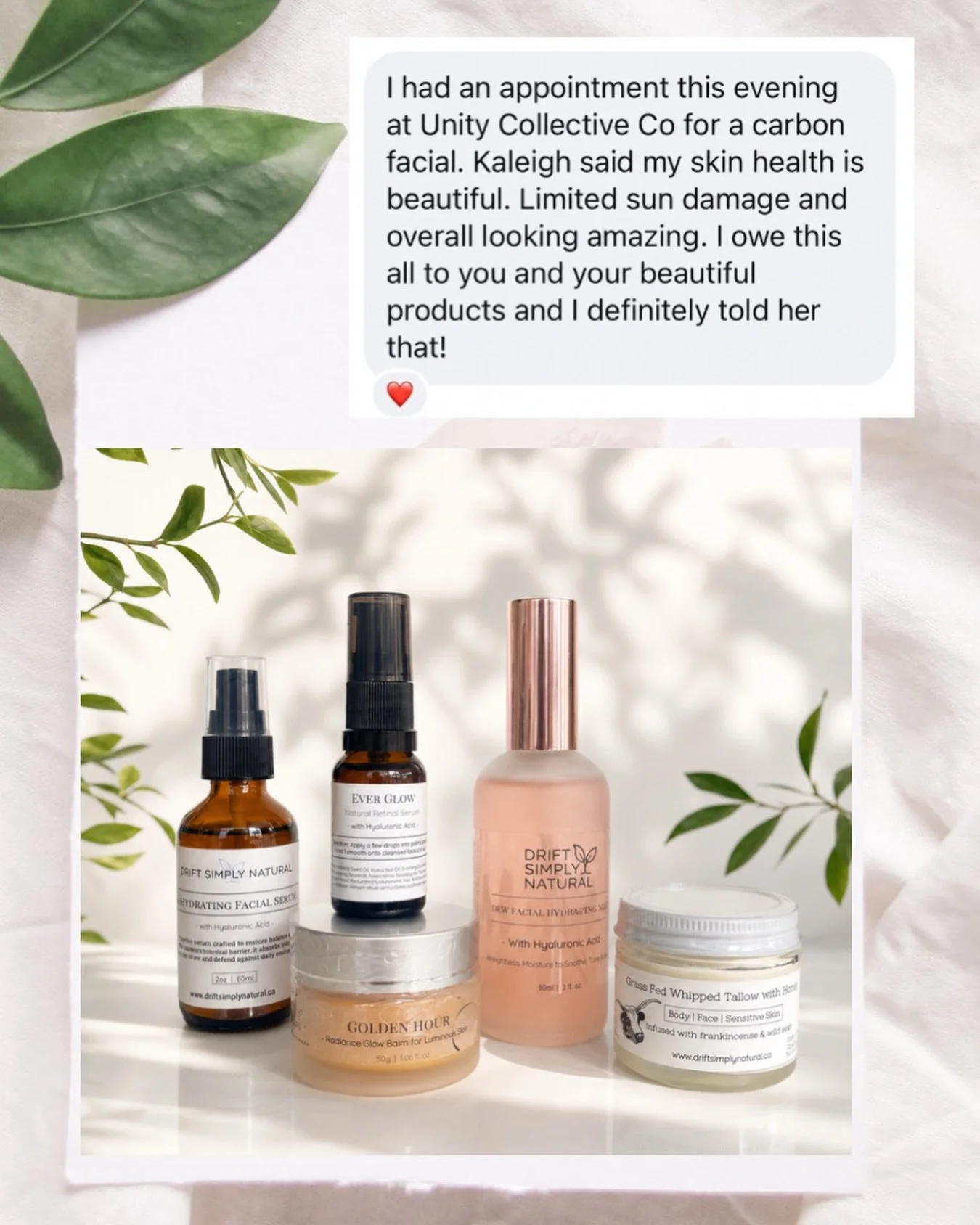 This feed back 🥰🥰 I haven&rsquo;t stopped thinking about it since I received it and it just makes me so happy. One thing I really believe in when it comes to skincare is that it&rsquo;s not about one single thing. It&rsquo;s the combination of good