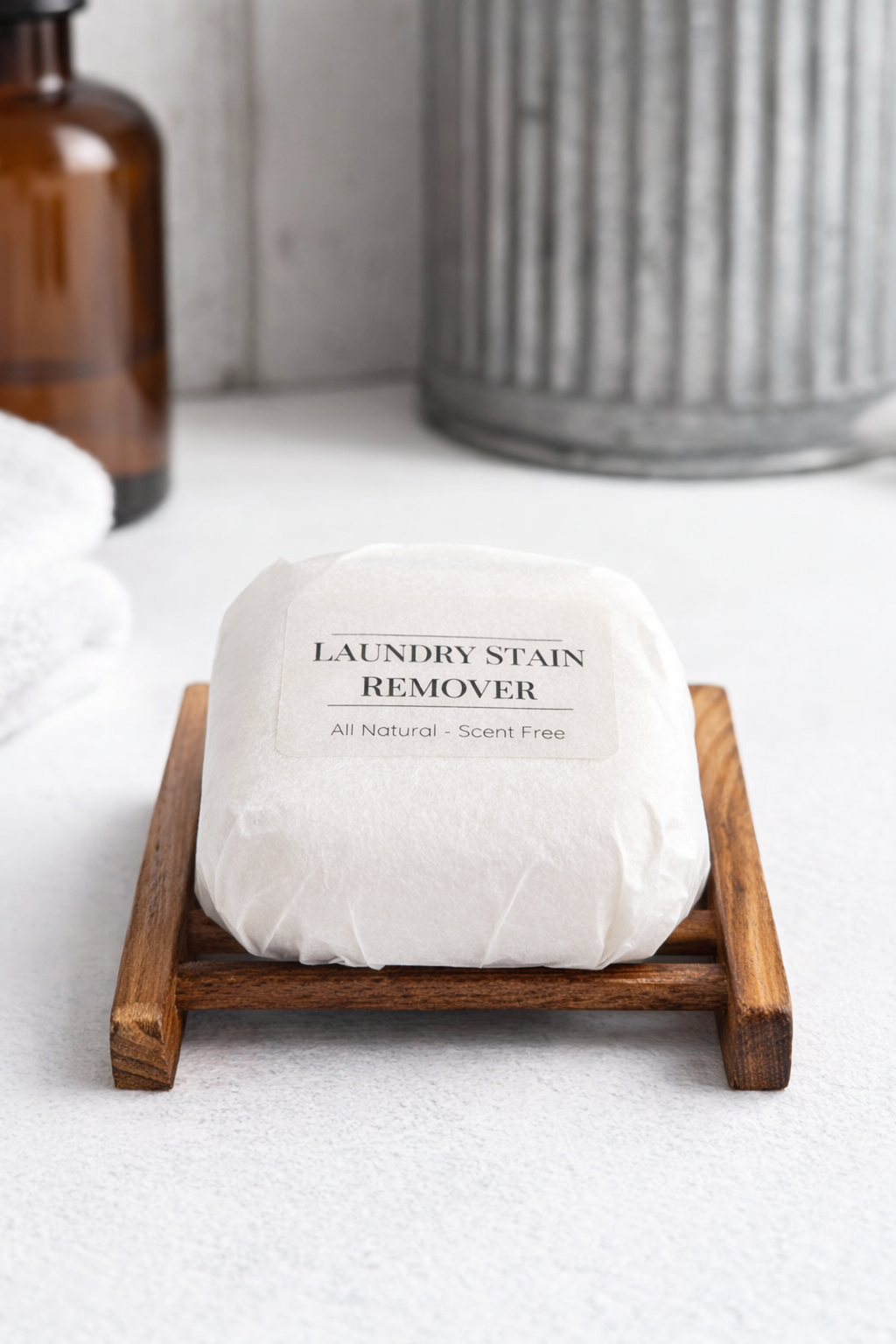 Laundry Stain Remover + Soap Holder