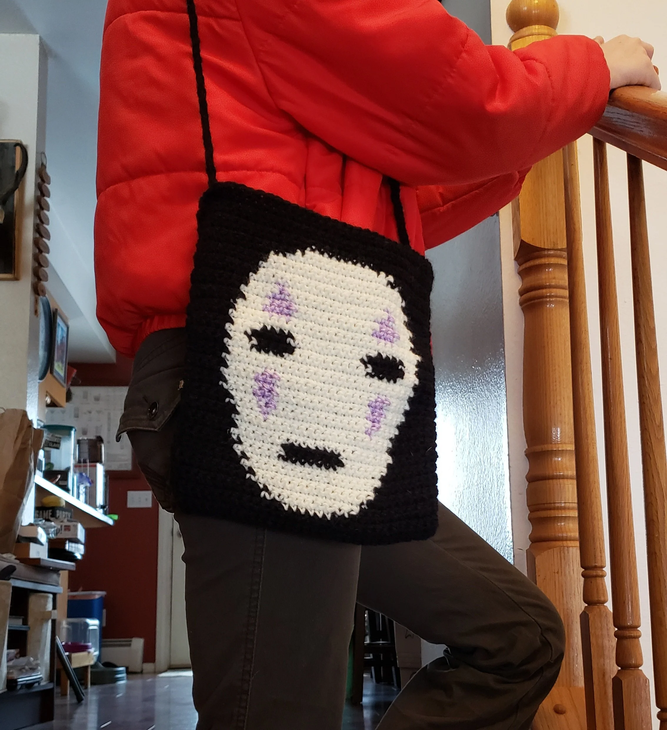 The No Face Crochet bag by Sandia — Inkstitcher Studios