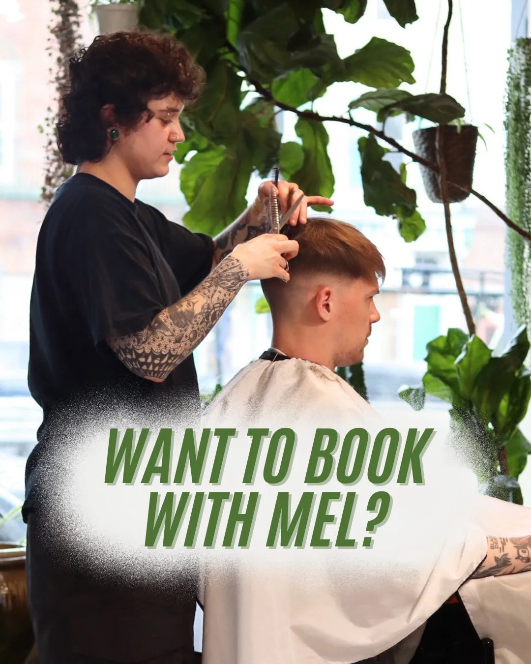 Mel&rsquo;s booking options have changed! Here&rsquo;s an easy lil breakdown so you can book your next appointment with them. 💚 @mel__hastings 

BornFreeBarber.com

#philadelphia #philly #fishtown #phillybarber