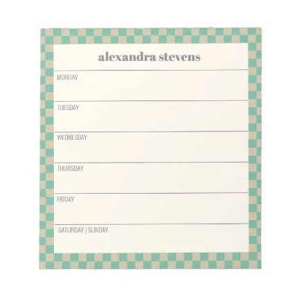 personalized_weekly_planner_retro_mint_checkered_notepad-r76b563b27e124b71a97353accdb24266_amb08_8byvr_432.jpg