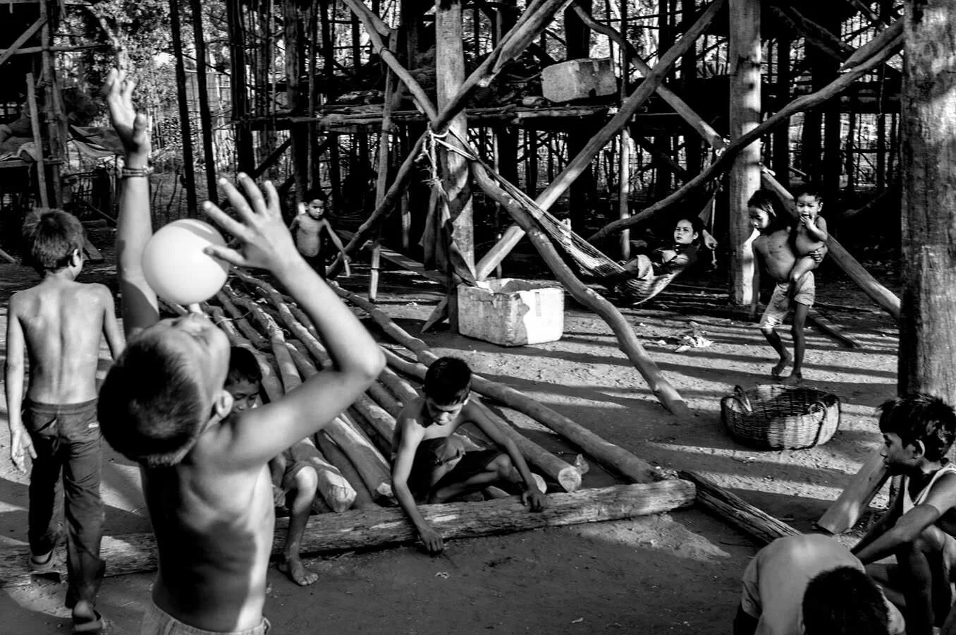 Kampong Phluk in Cambodia, then and now.