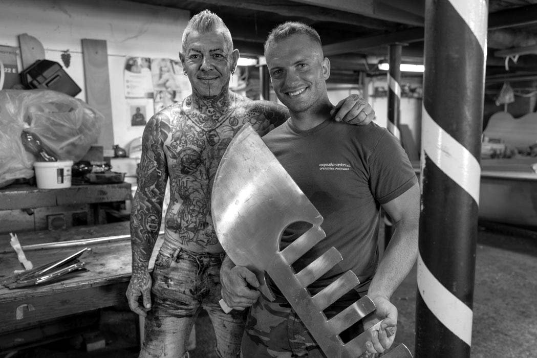 Inside the gondola yard