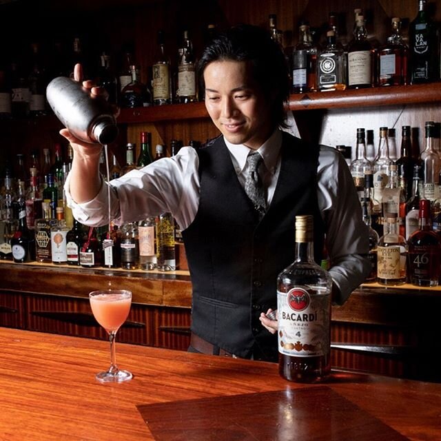 We are very excited to welcome the US Bacardi Legacy Global Finalist Tsunetaka Imada @tsune1215 (Tsune) at Oldies tomorrow night 3.6.20! He will personally be making his special cocktail, Sabor a M&iacute;, the perfect spring cocktail that has the ar