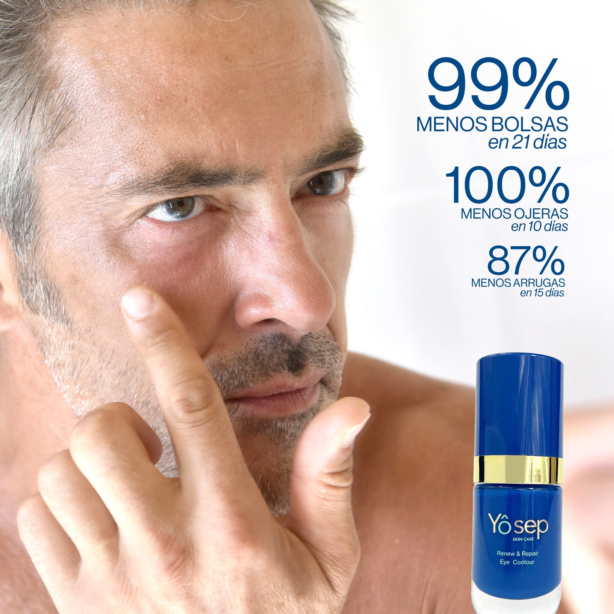 &iquest;Te gustar&iacute;a tener una mirada m&aacute;s radiante y juvenil? 🤩 &iexcl;Tenemos la soluci&oacute;n! 

El uso diario de Renew &amp; Repair Eye Serum te ayudar&aacute; a tonificar el &aacute;rea del contorno de ojos y a reducir las ojeras,