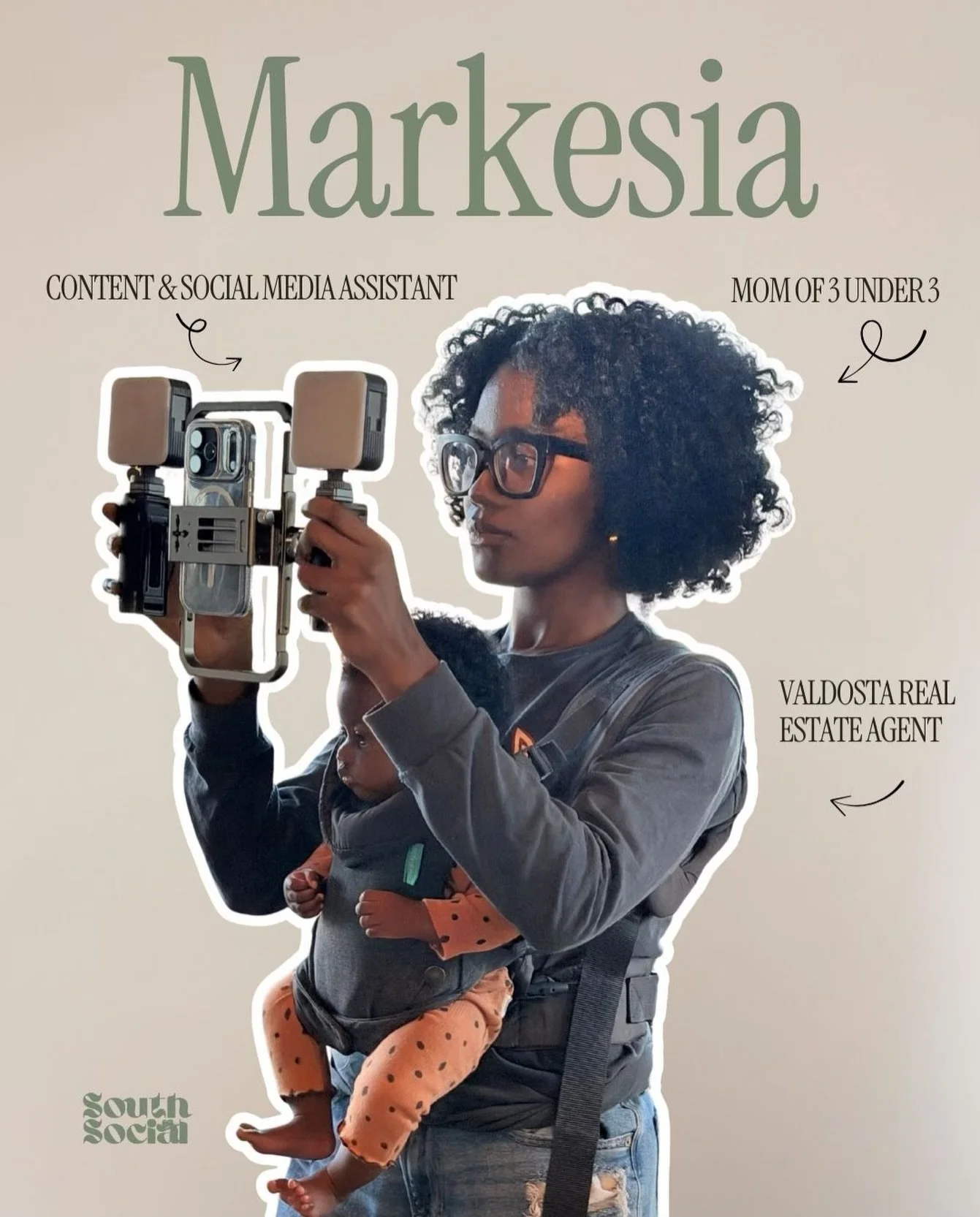 ✨ Meet the newest member of the South Social team!

We&rsquo;re so excited to introduce Markesia Lucas, our Content &amp; Social Media Assistant here at South Social.

Markesia brings creativity, dedication, and real-life multitasking skills to the t