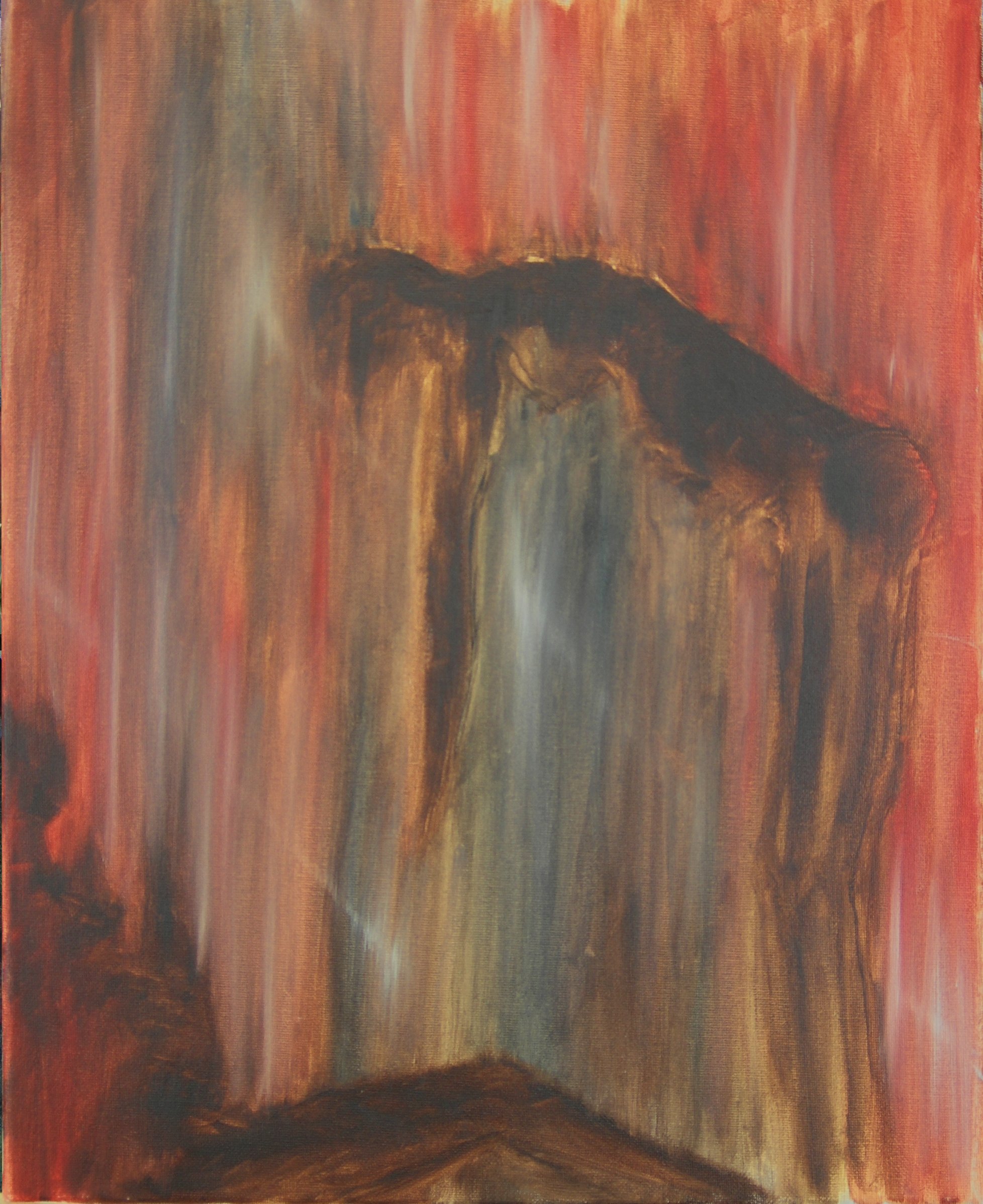 Letting go, 3' x 2' Acrylic on canvas - SOLD