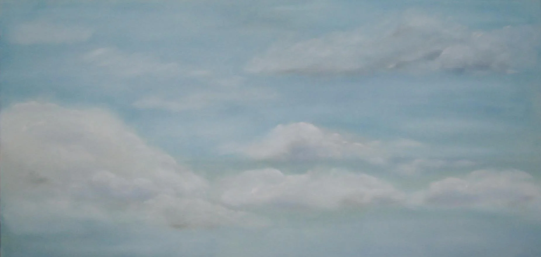 Cloudy Dreams, 2' x 5' Acrylic on canvas - SOLD