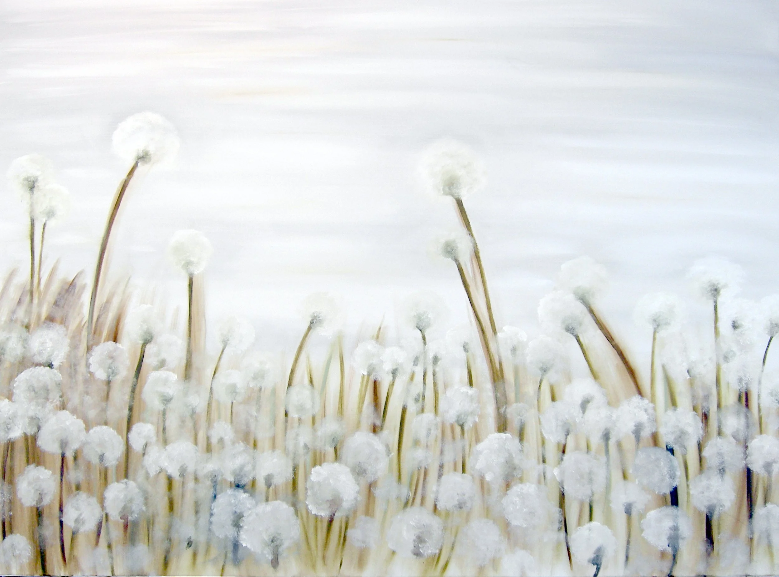 Soft Fields, 3' x 4' Acrylic on canvas - NOT FOR SALE