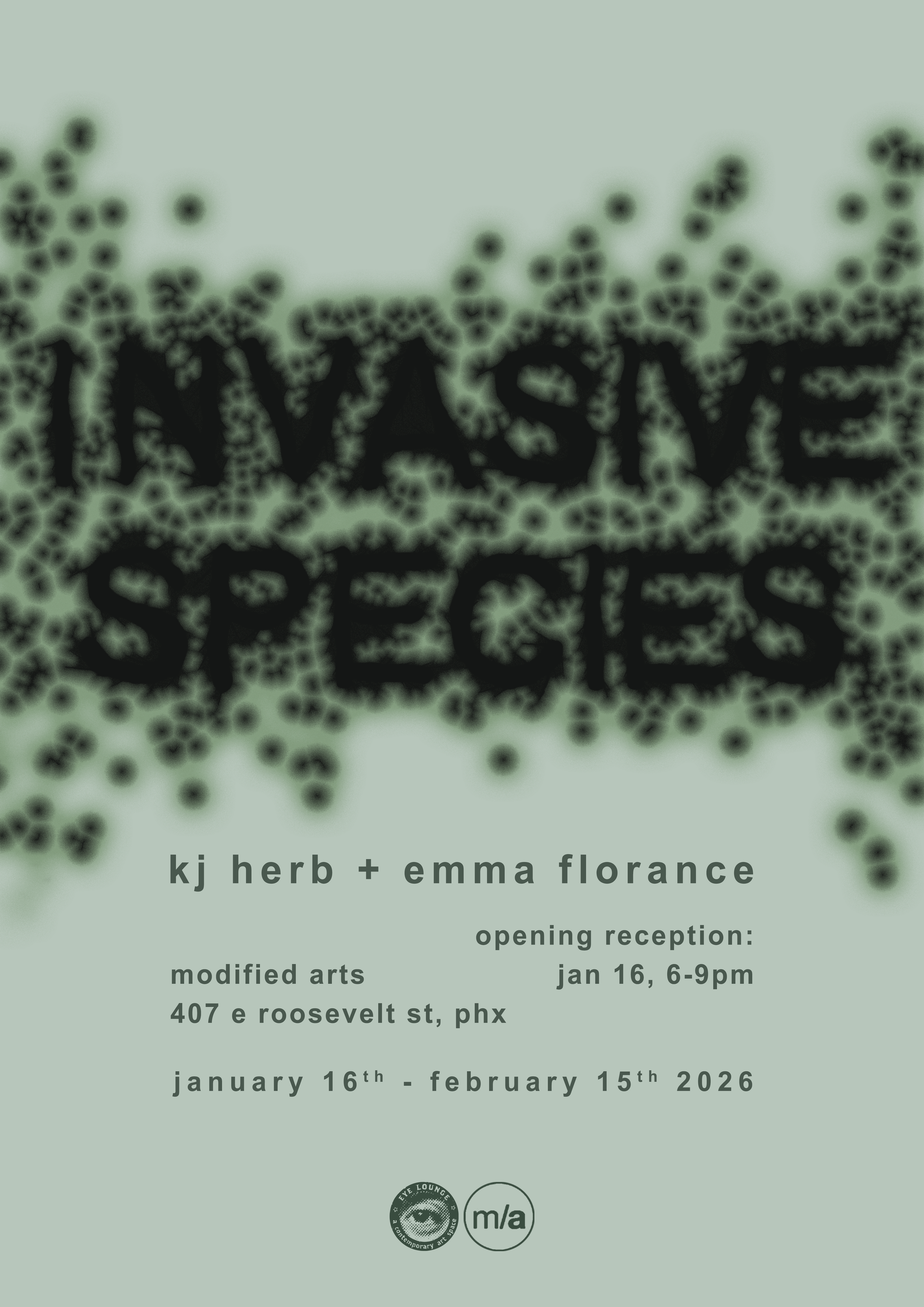 Invasive Species: Duo Exhibition presented by KJ Herb and Emma Florance