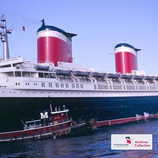 Here&rsquo;s another striking image captured by Paul Klee in June 1964. The Big U always drew the attention and admiration of onlookers as she pulled into her &ldquo;home base&rdquo; of New York Harbor. .
.
.
.
#ssunitedstates #oceanliner #americasfl