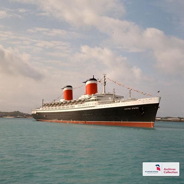 This gorgeous color photo of the SS United States was donated to the Conservancy by Nick Landiak.
.
.
.
.
#ssunitedstates #oceanliner #americasflagship #maritime #maritimehistory #unitedstateslines #whyilovetheunitedstates #americana #americanhistory