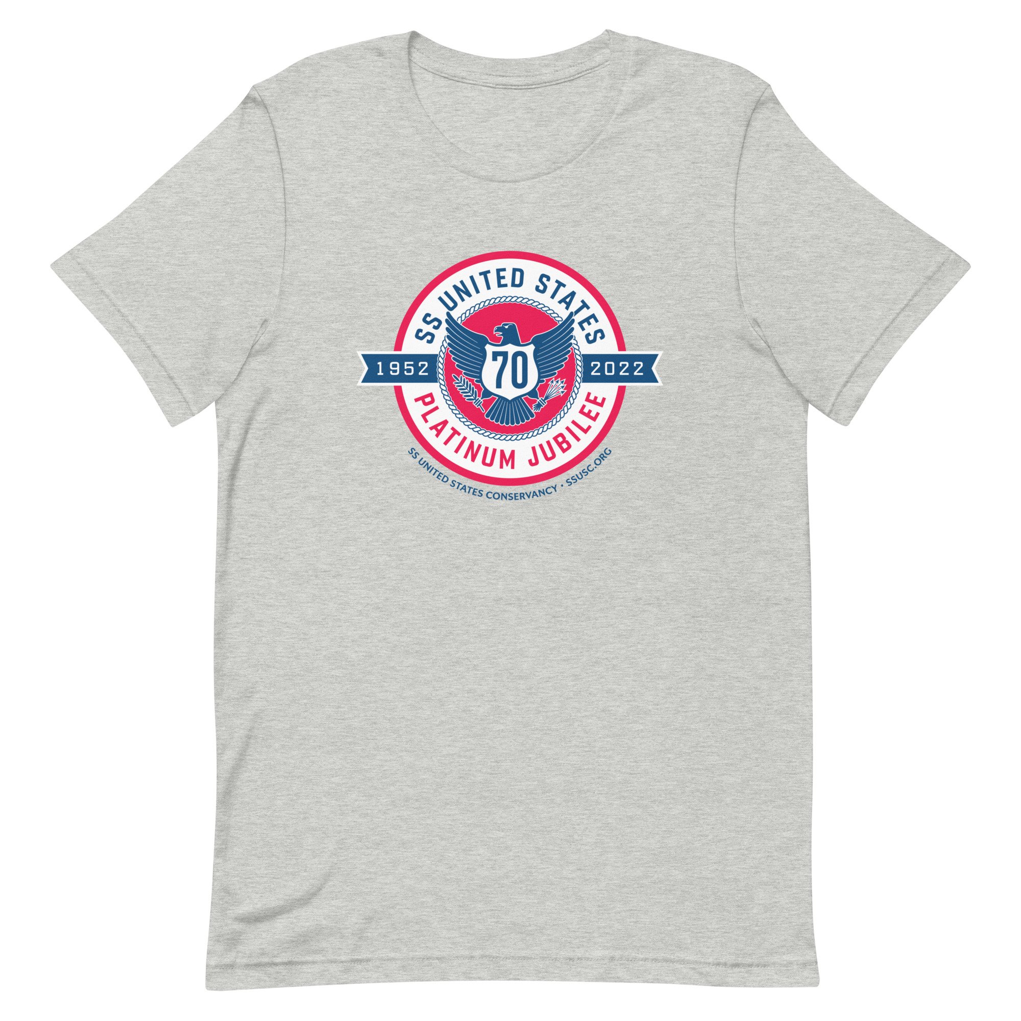 Platinum Jubilee 70th Anniversary T-shirt — SS United States Conservancy