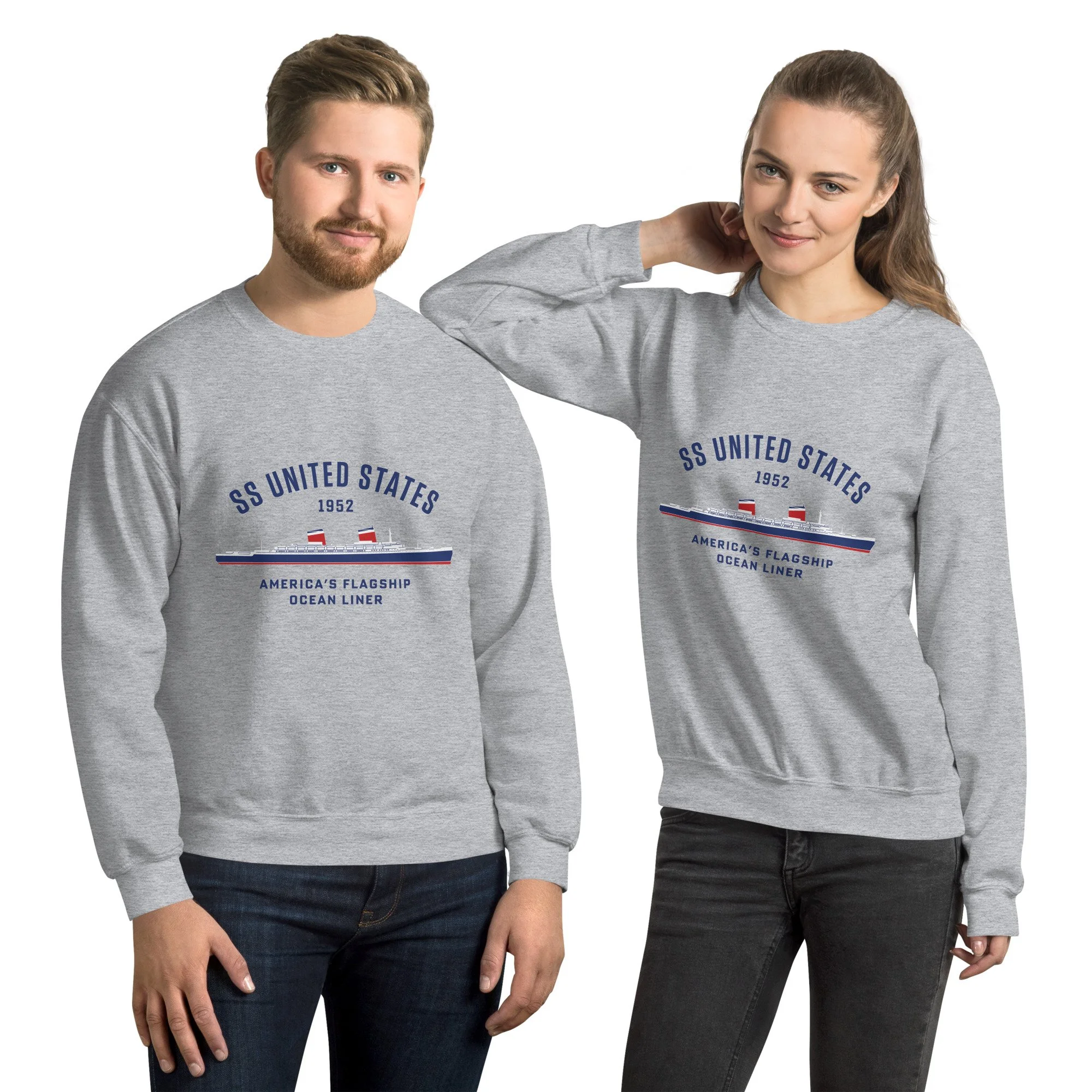 America's Flagship - Grey/Blue