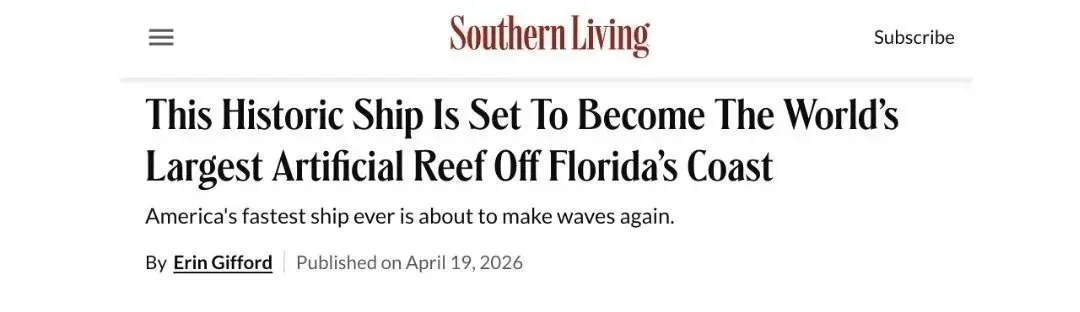 Southern Living: America's fastest ship ever is about to make waves again.