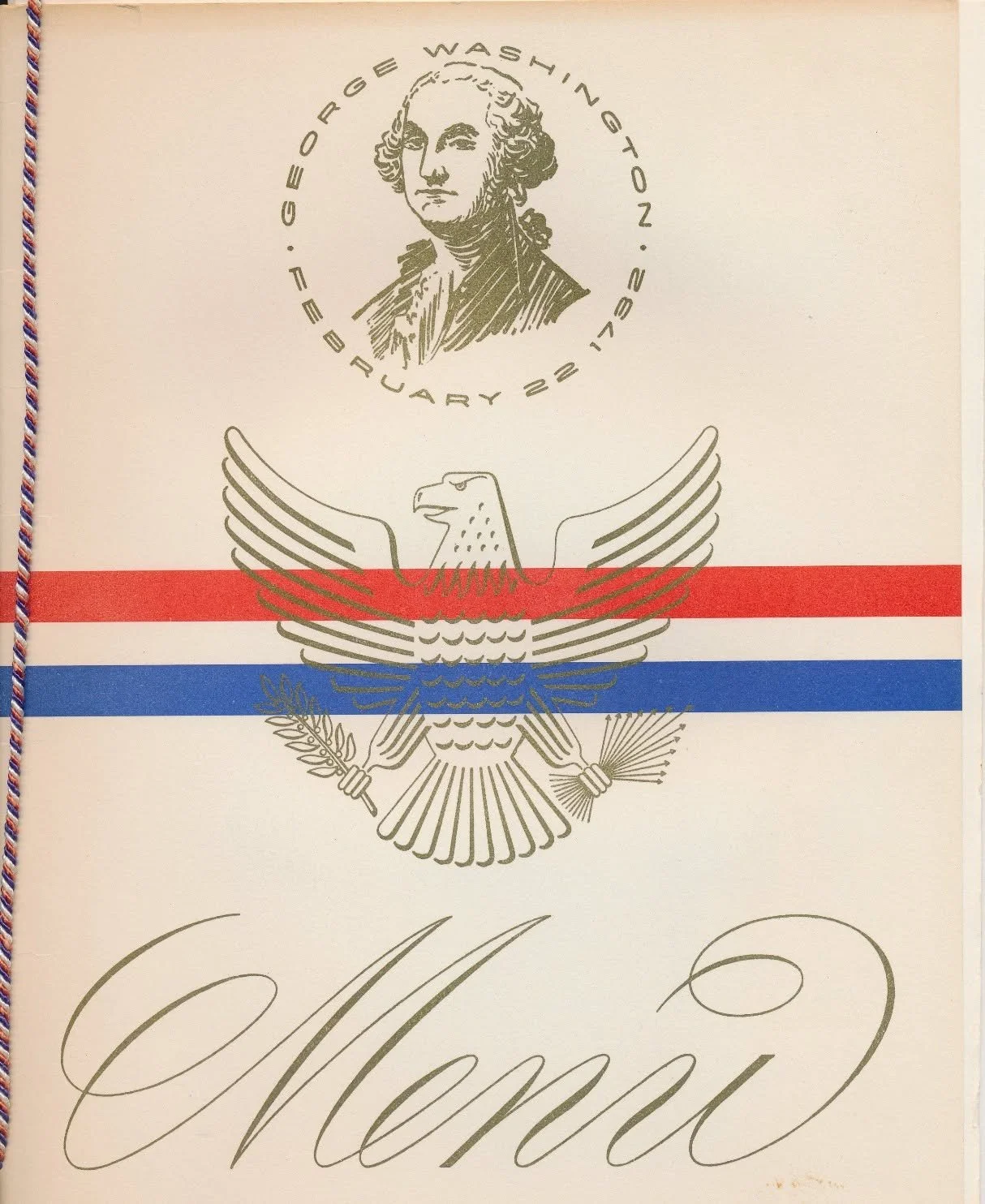 George Washington Menu