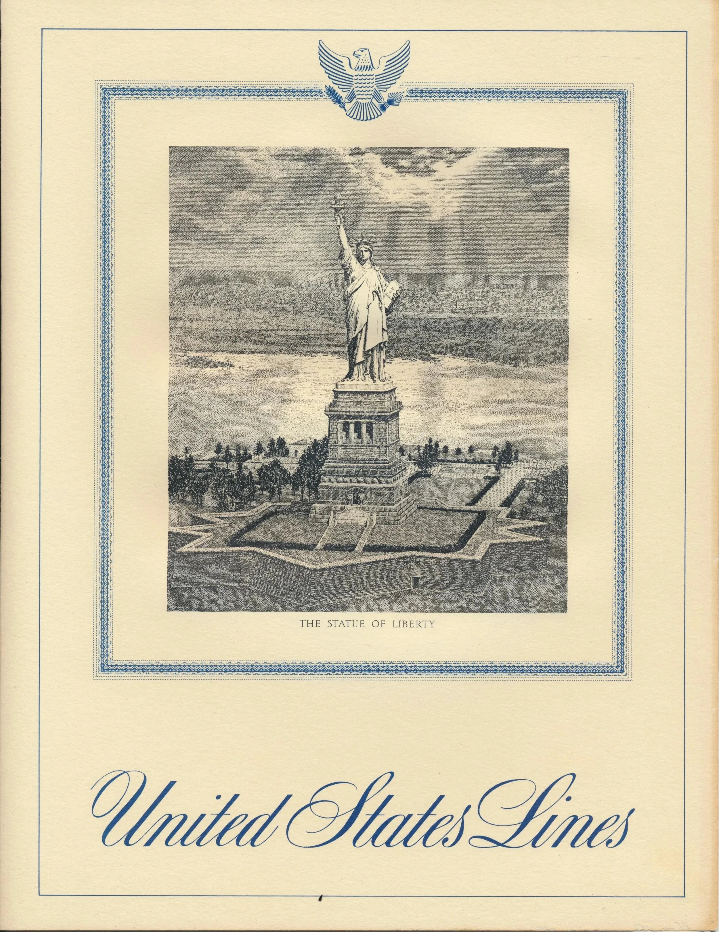 Statue of Liberty Menu