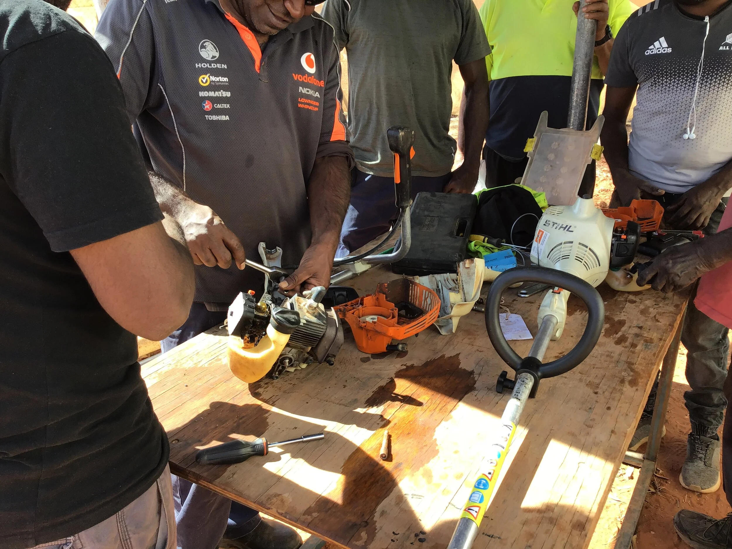 Learning hands-on engine skills