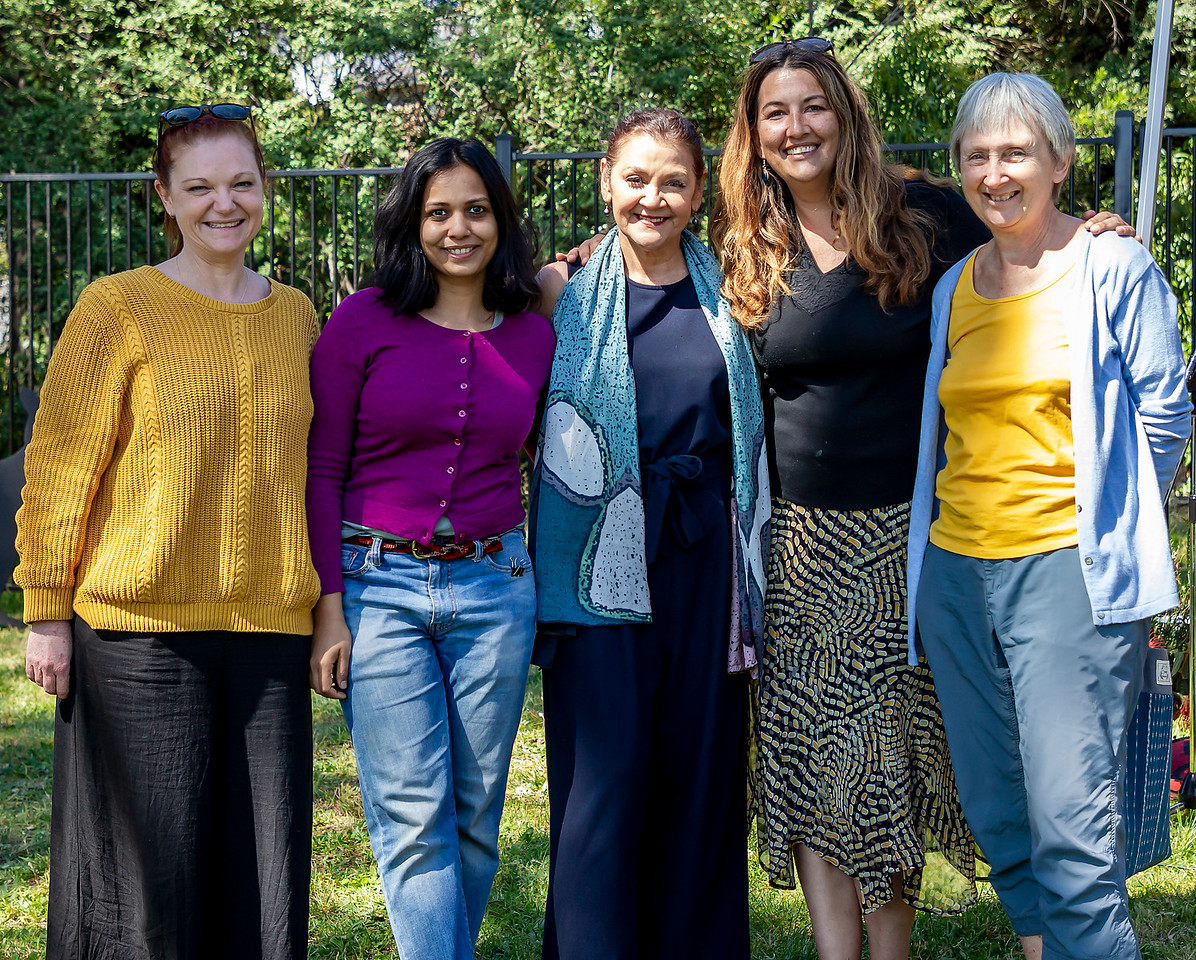 L to R Nairm Marr Djambana board member Kerry, ICV volunteer Arpita, Nairm Chairperson Deb, ICV Community Develop.png