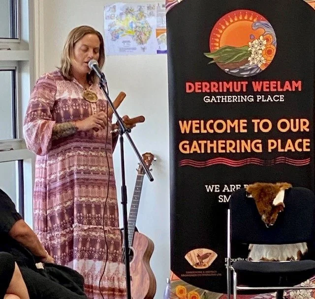  Carissa Nyalu performing some original songs 
