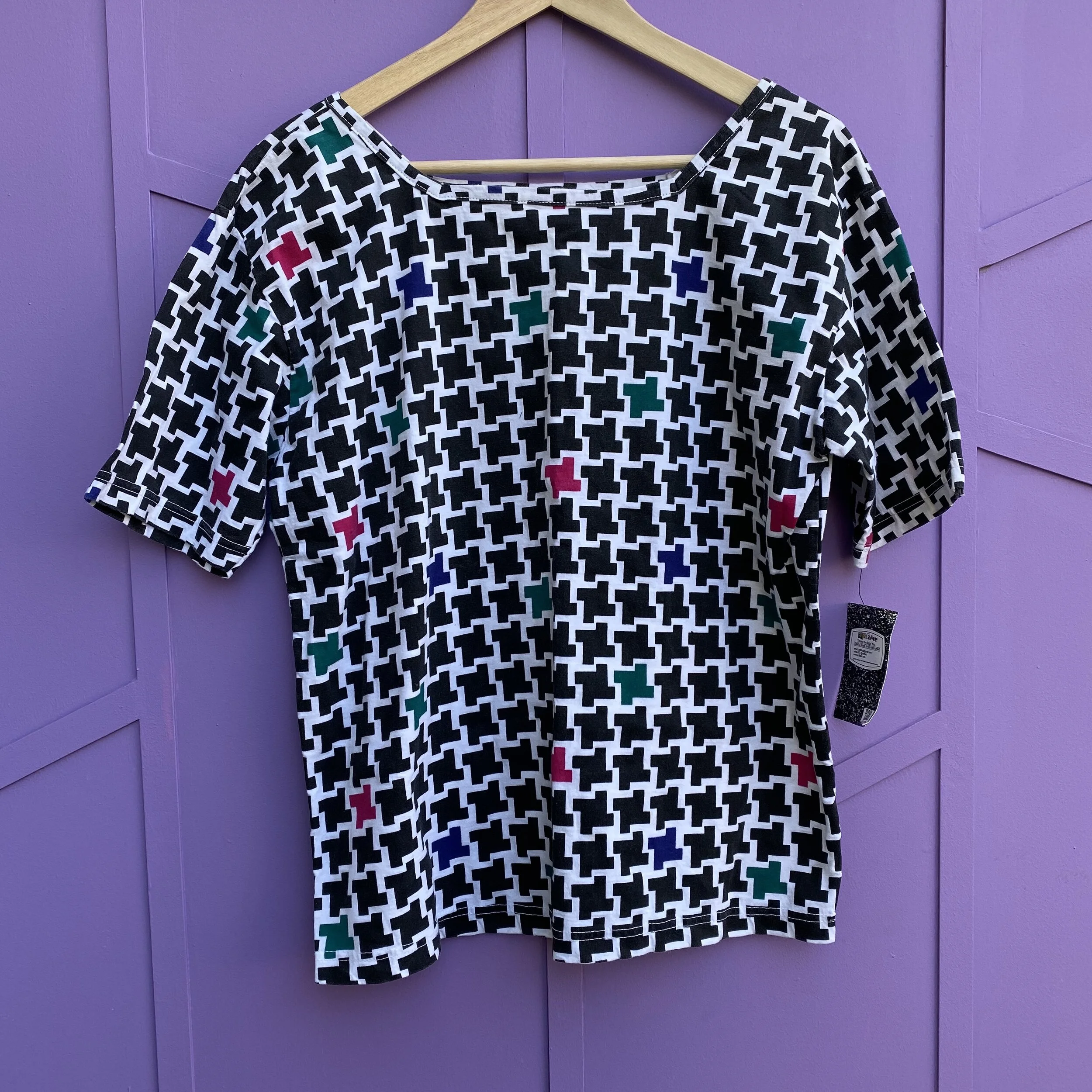 Pixelated Cotton Top