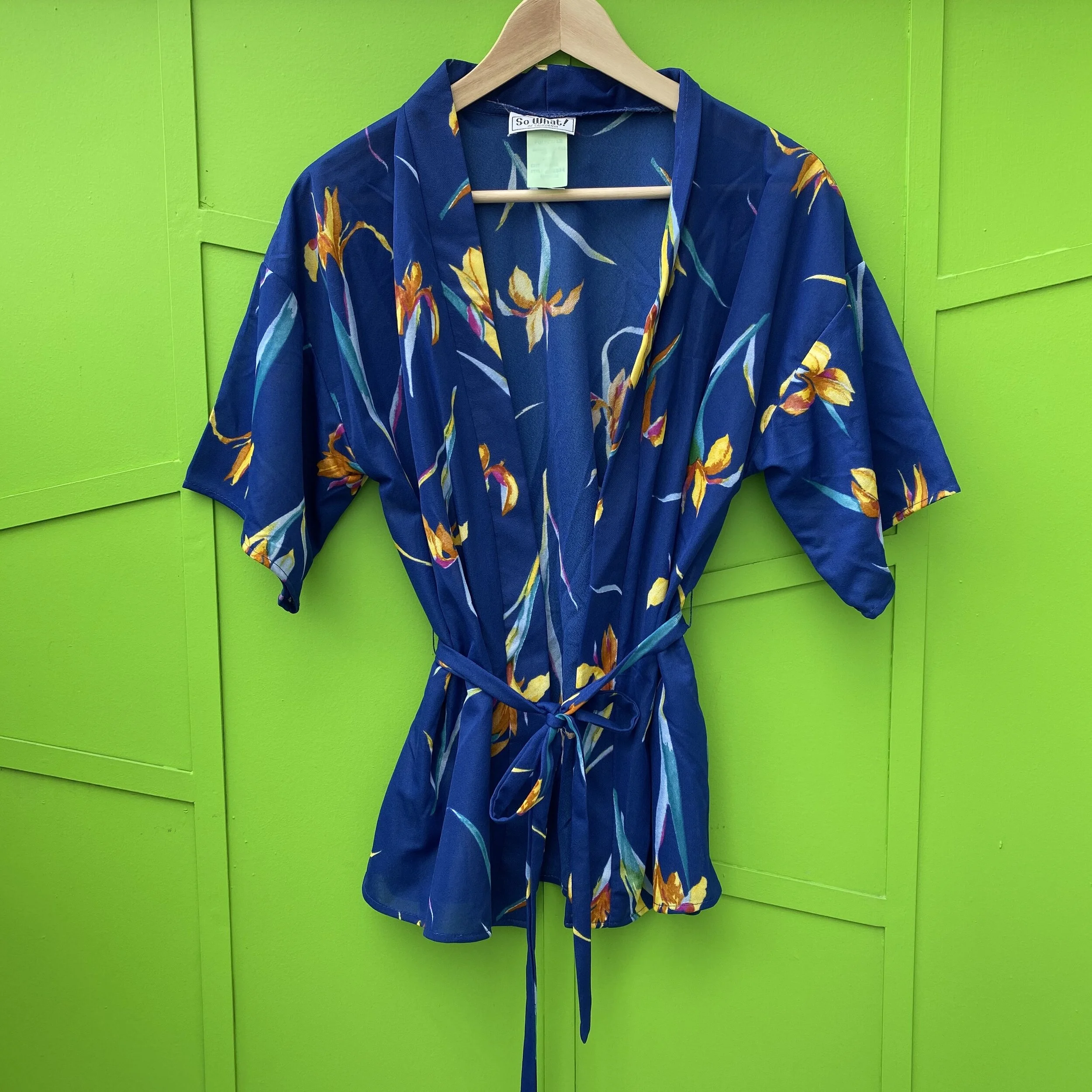  Floral Kimono Robe Top