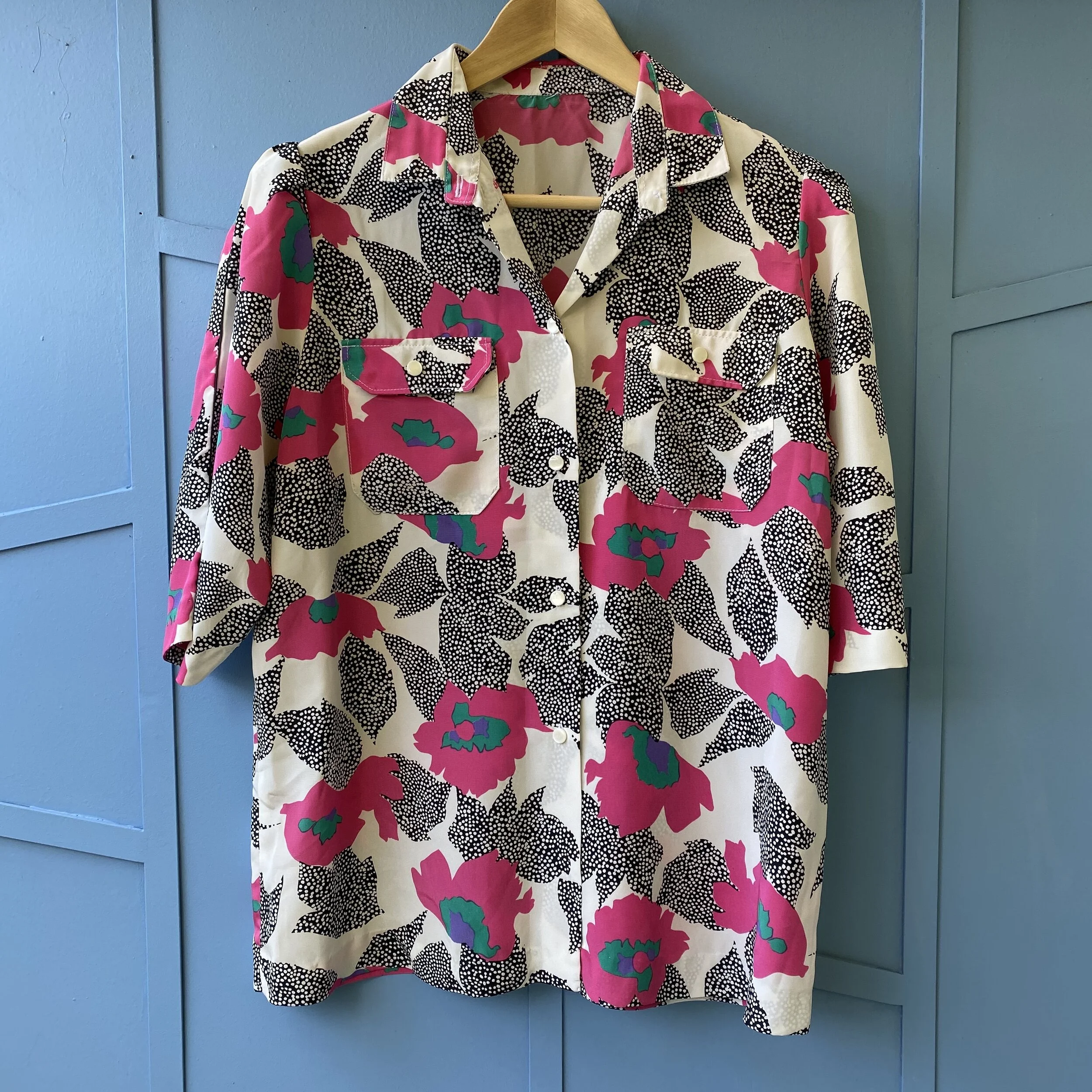 Floral Secretary Blouse