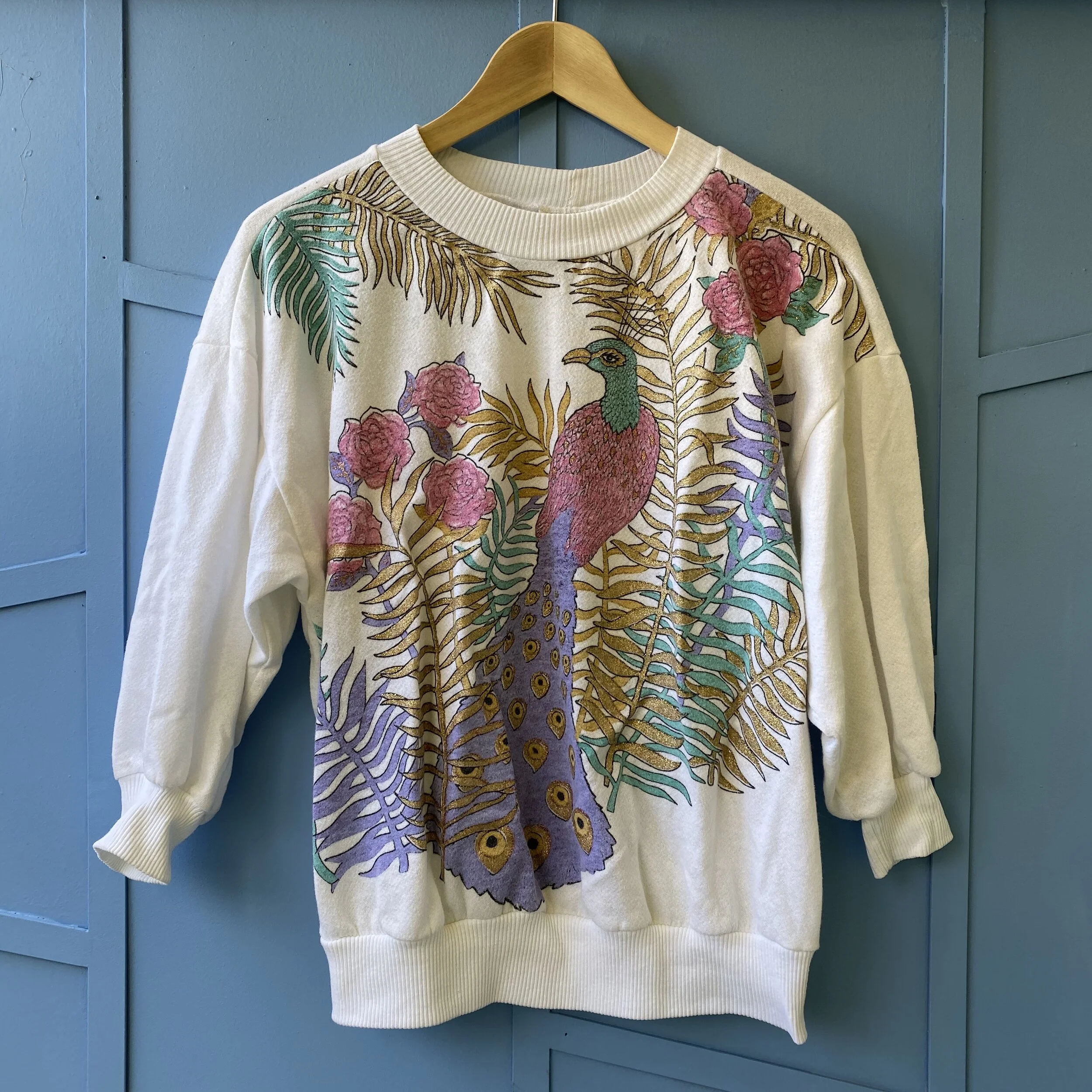 Peacock Crewneck Sweater