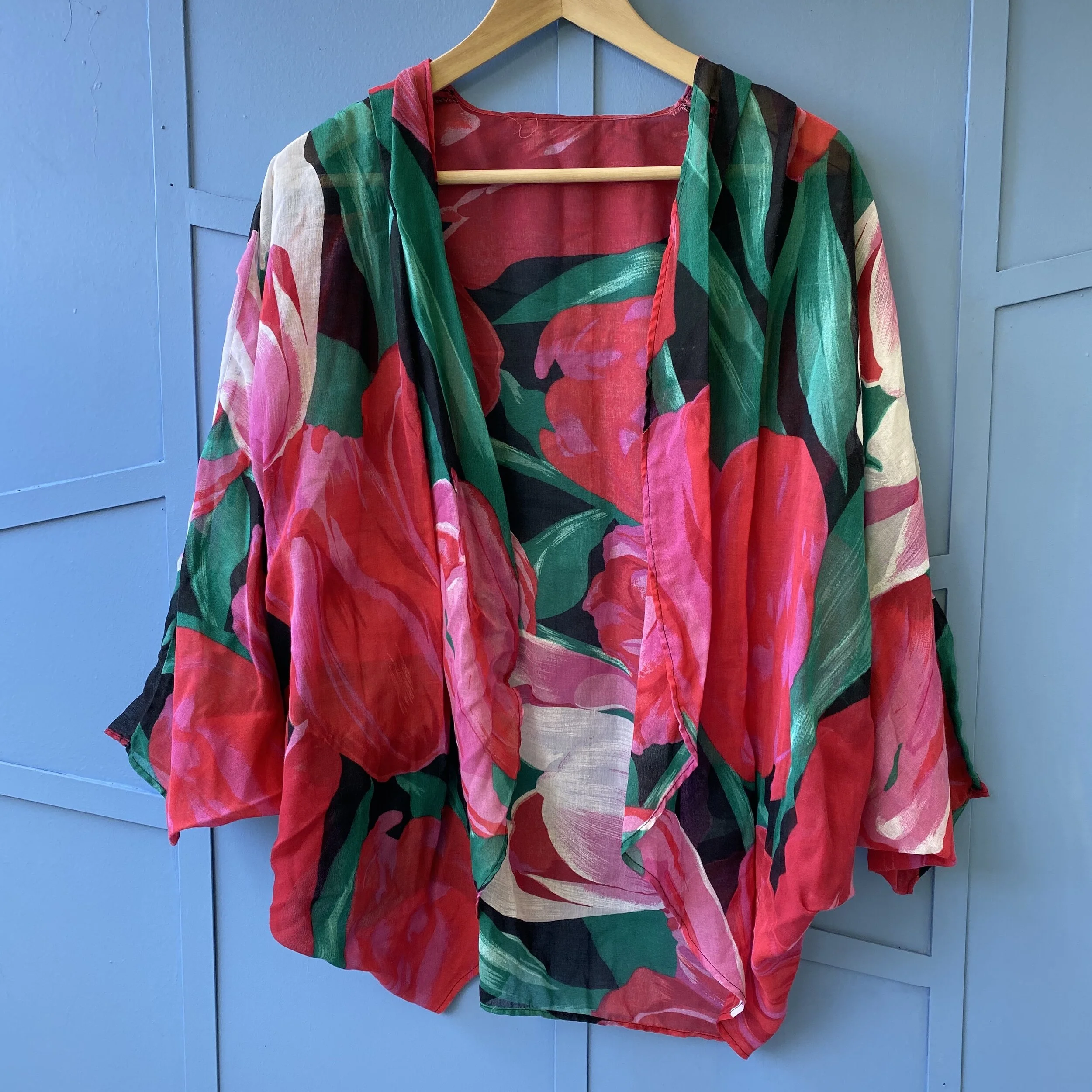 Tulips Kimono Top